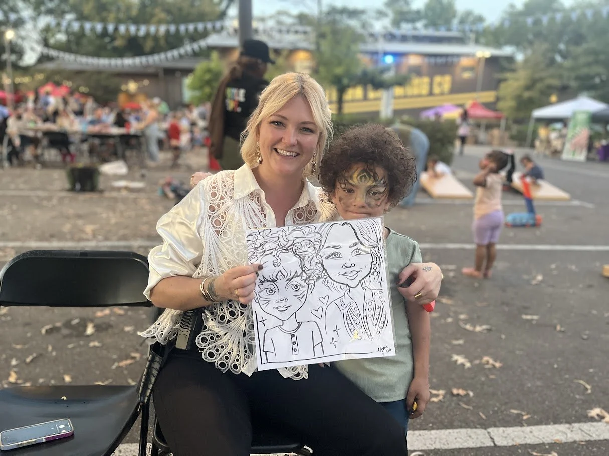 caricature mom and kid 2024.JPG