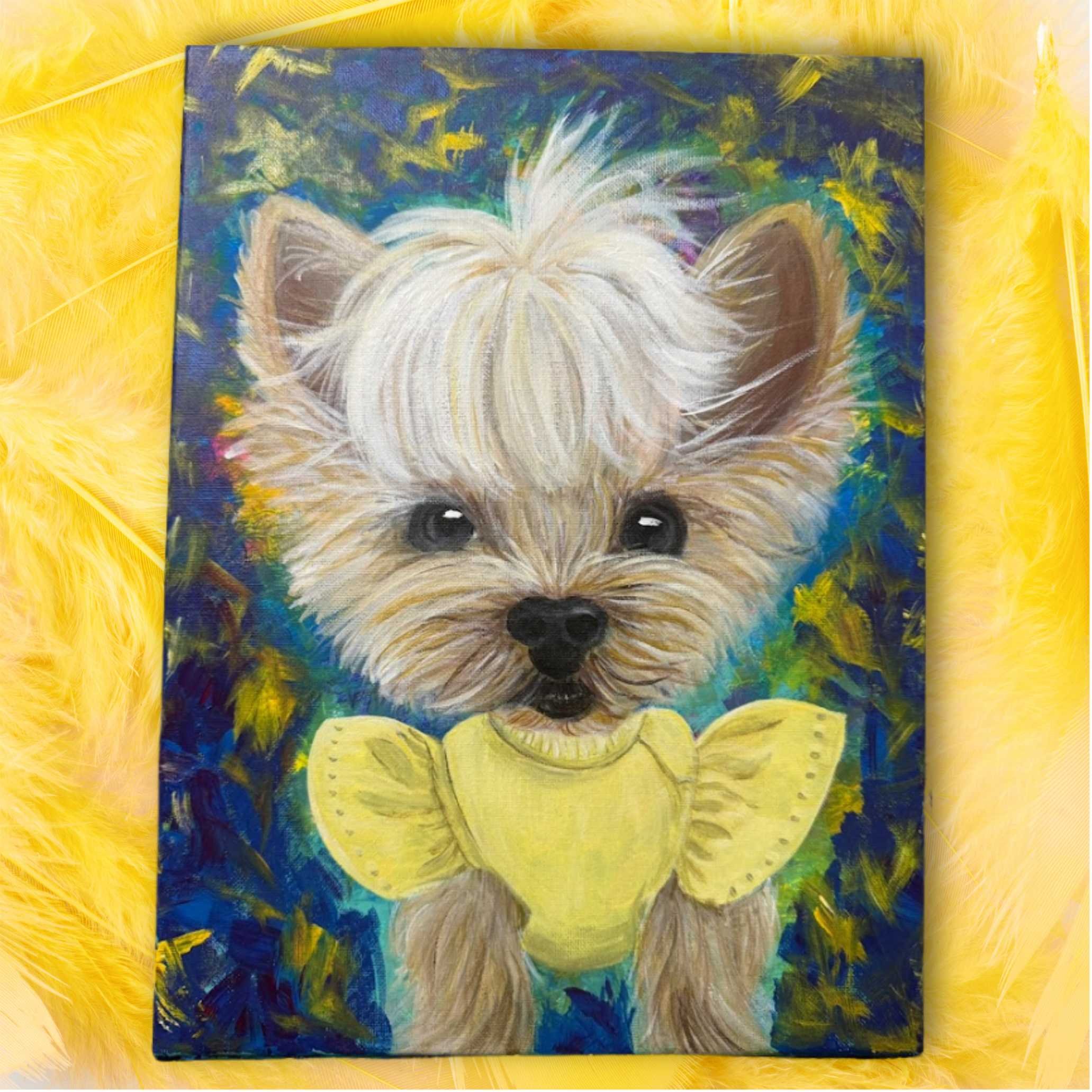 Dog portrait yorkie by YME Artwork.jpg