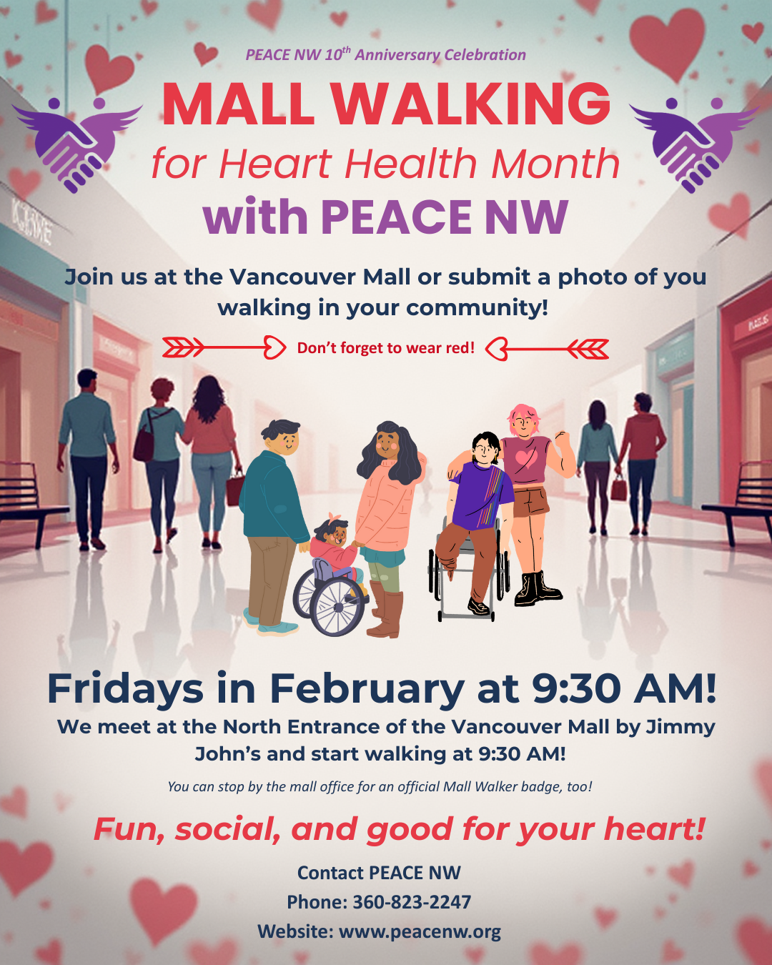 Mall Walk with PEACE NW 