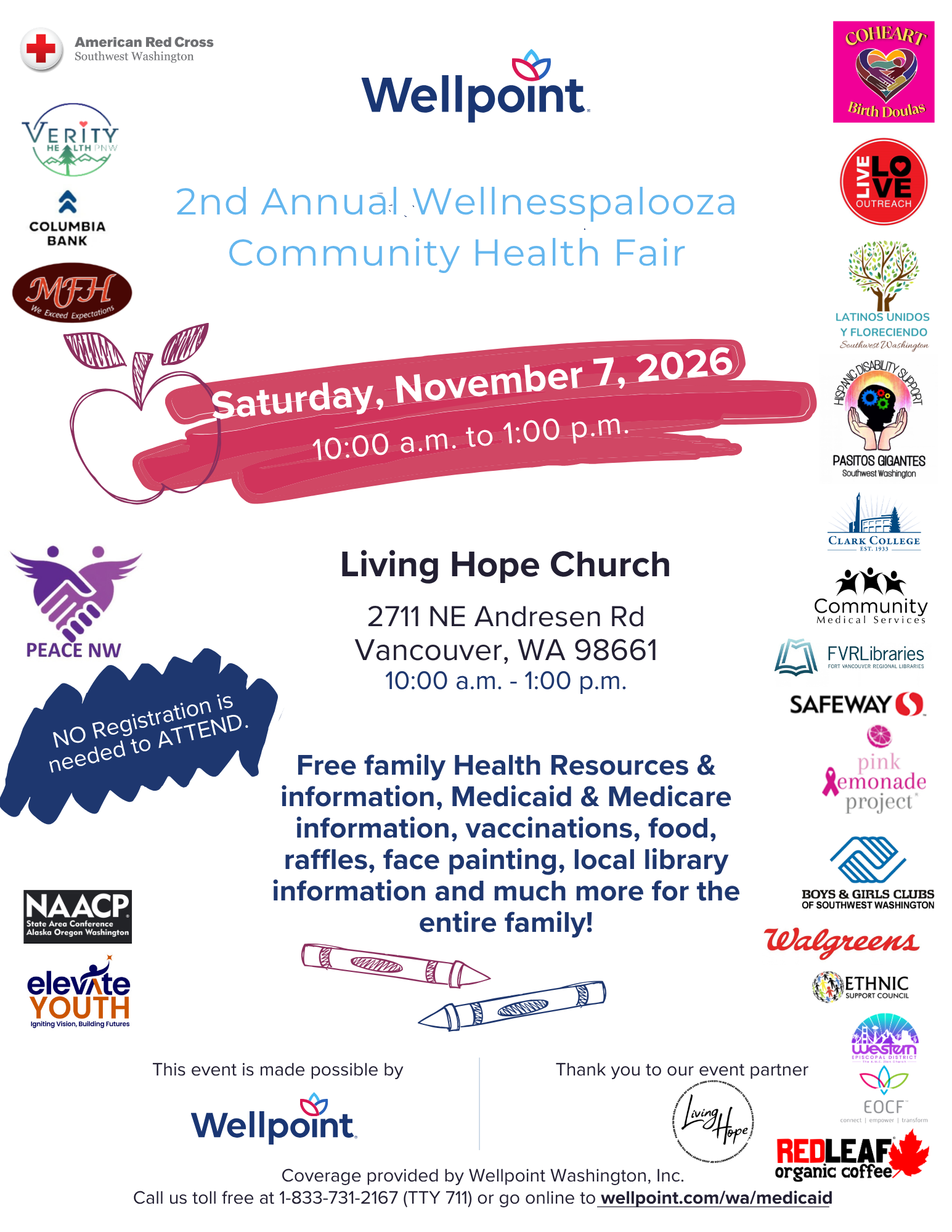 Wellnesspalooza Community Health Fair