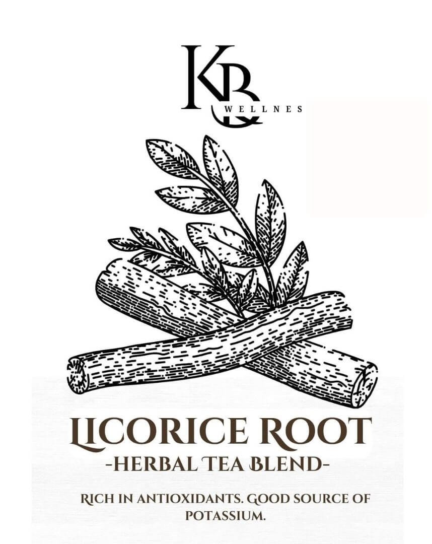 Just~ Licorice Root front label.