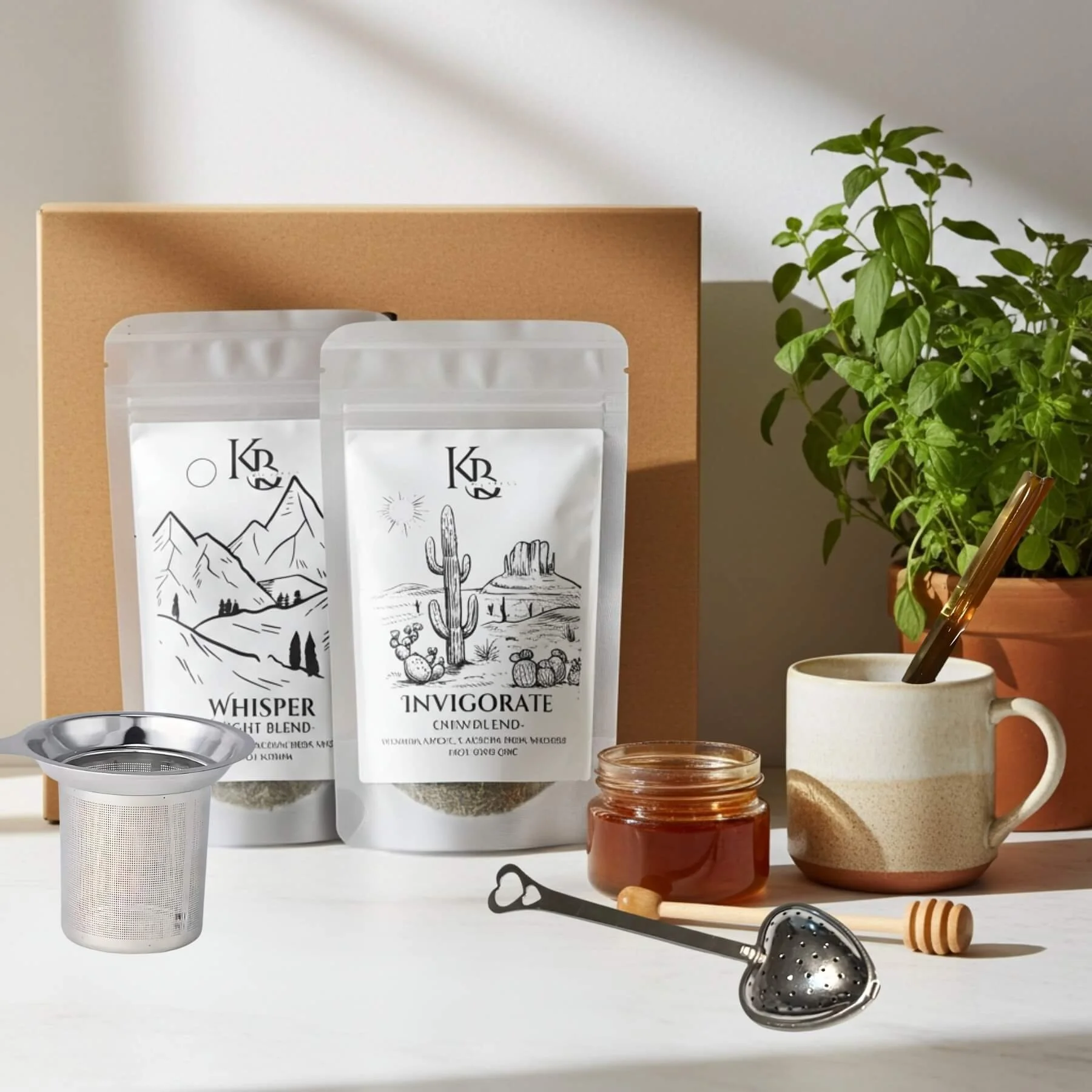 Tea Joy Duo Gift Set + Cup Infuser