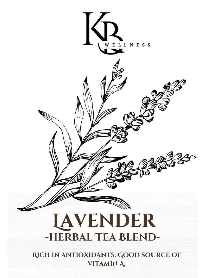 Just~ Lavender front label.