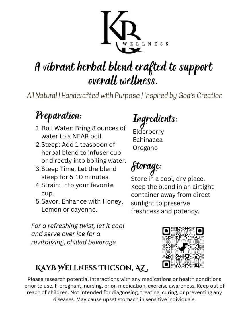 Thrive back label.