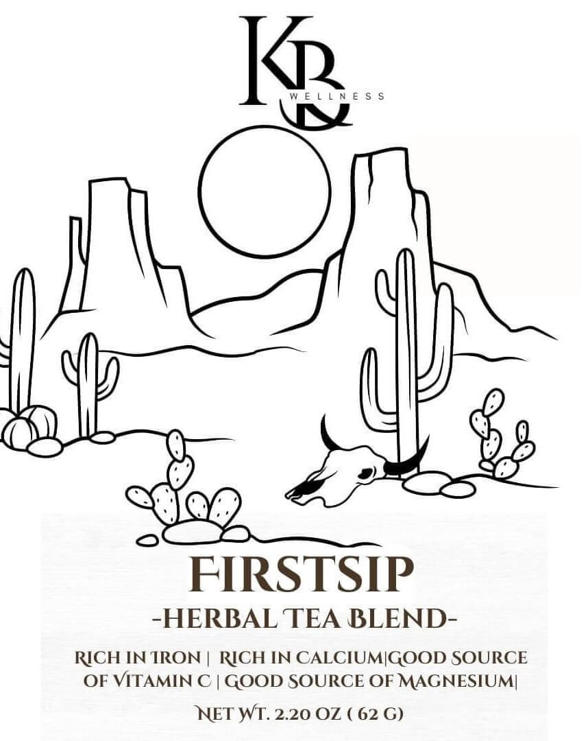 First Sip front label.