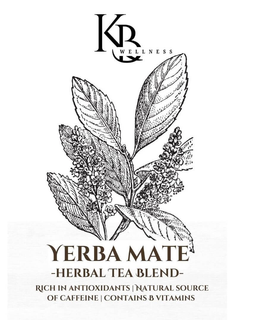 Just~ Yerba Mate front label.