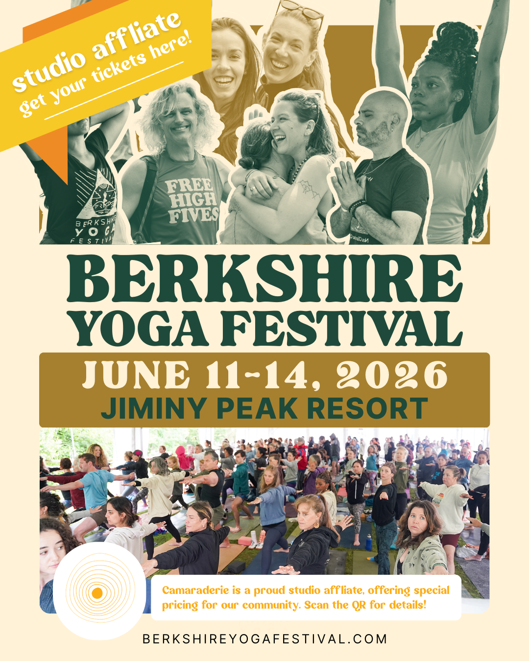 Berkshire Yoga Festival Studio Affiliate - Get Your Tickets Here! 