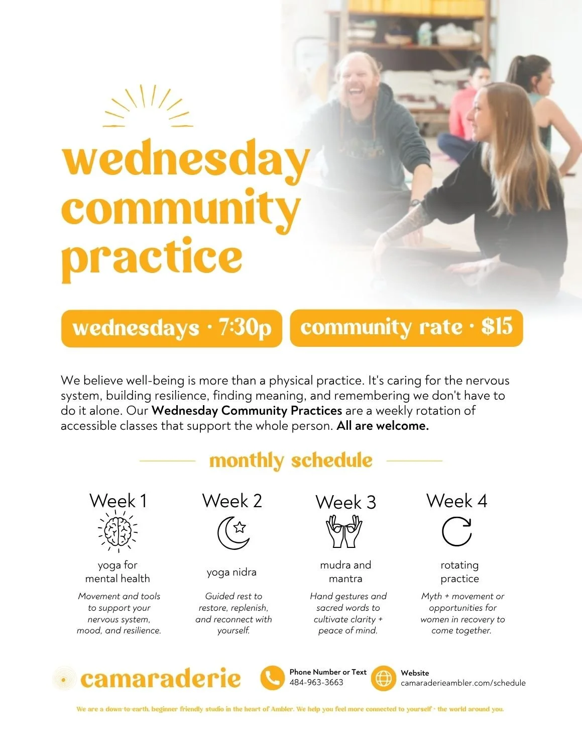 Introducing Wednesday Community Practice