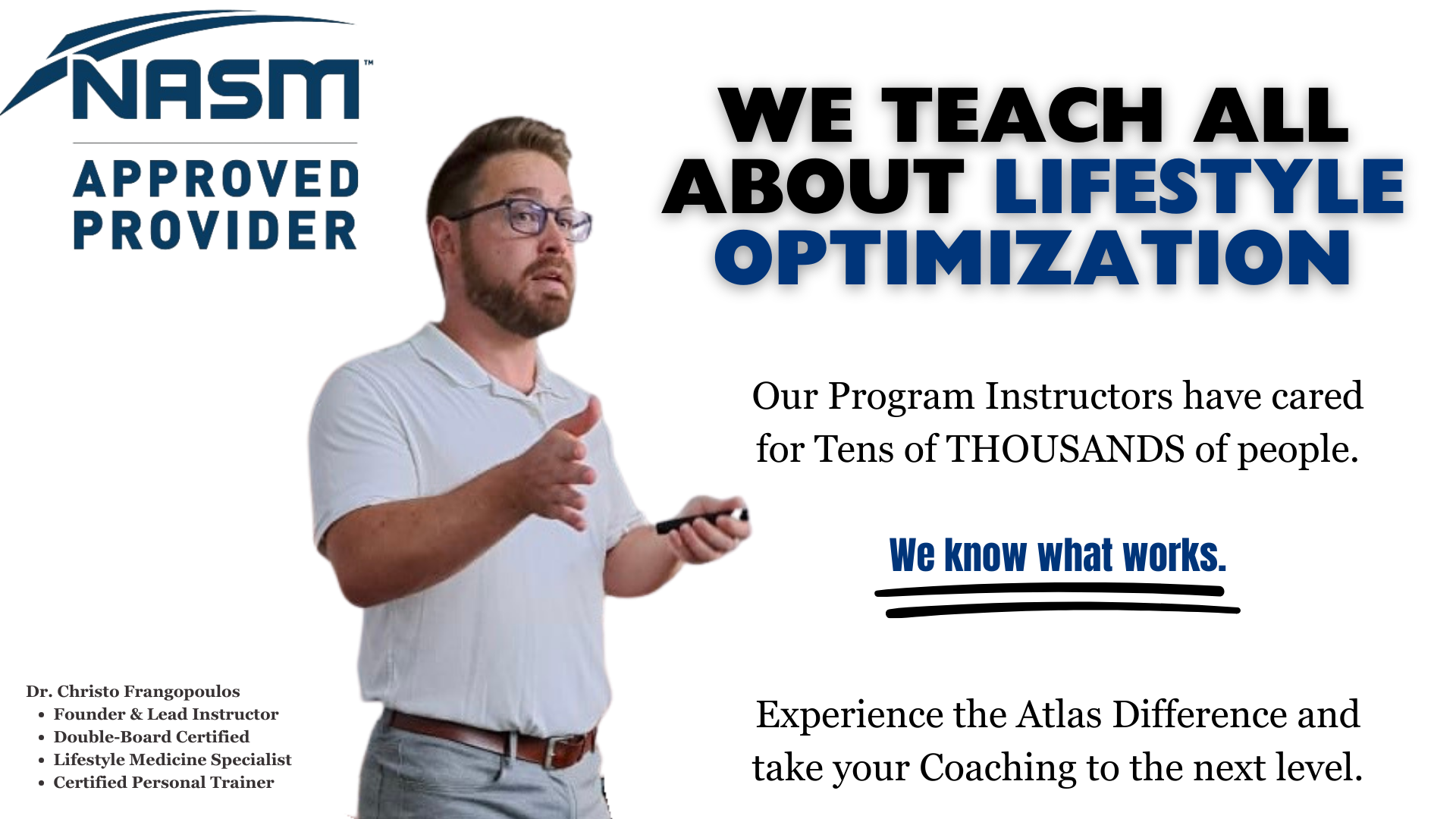 NASM recertification courses focused on lifestyle medicine and practical strategies for fitness professionals