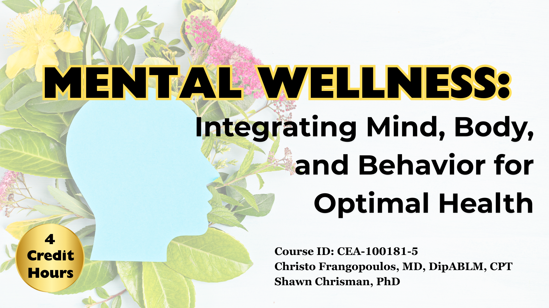 Mental Wellness: evidence-based course for health coaches focused on resilience and mindset