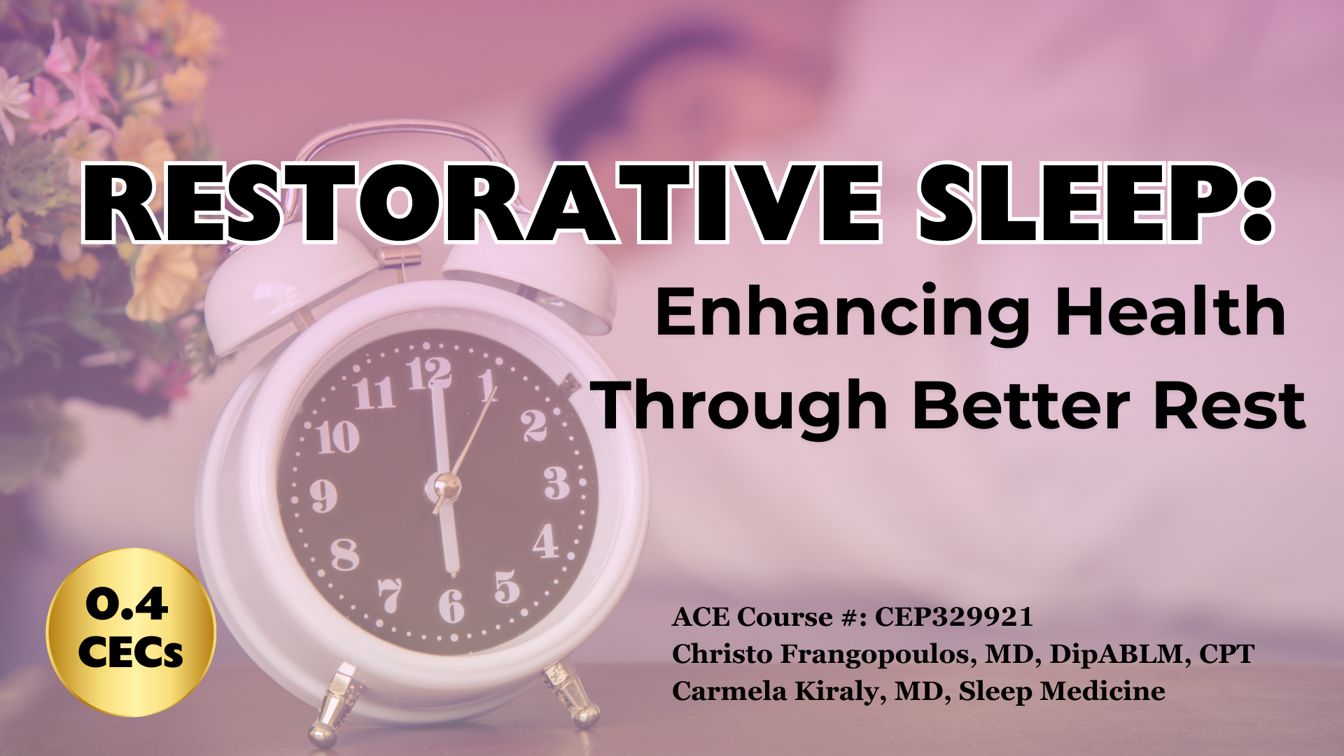 Evidence-based sleep strategies for fitness coaches in this ACE continuing education course