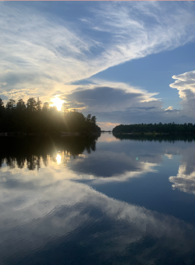 Glassy water