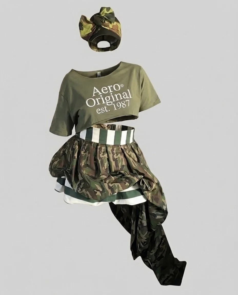 Camo Balloon Skirt