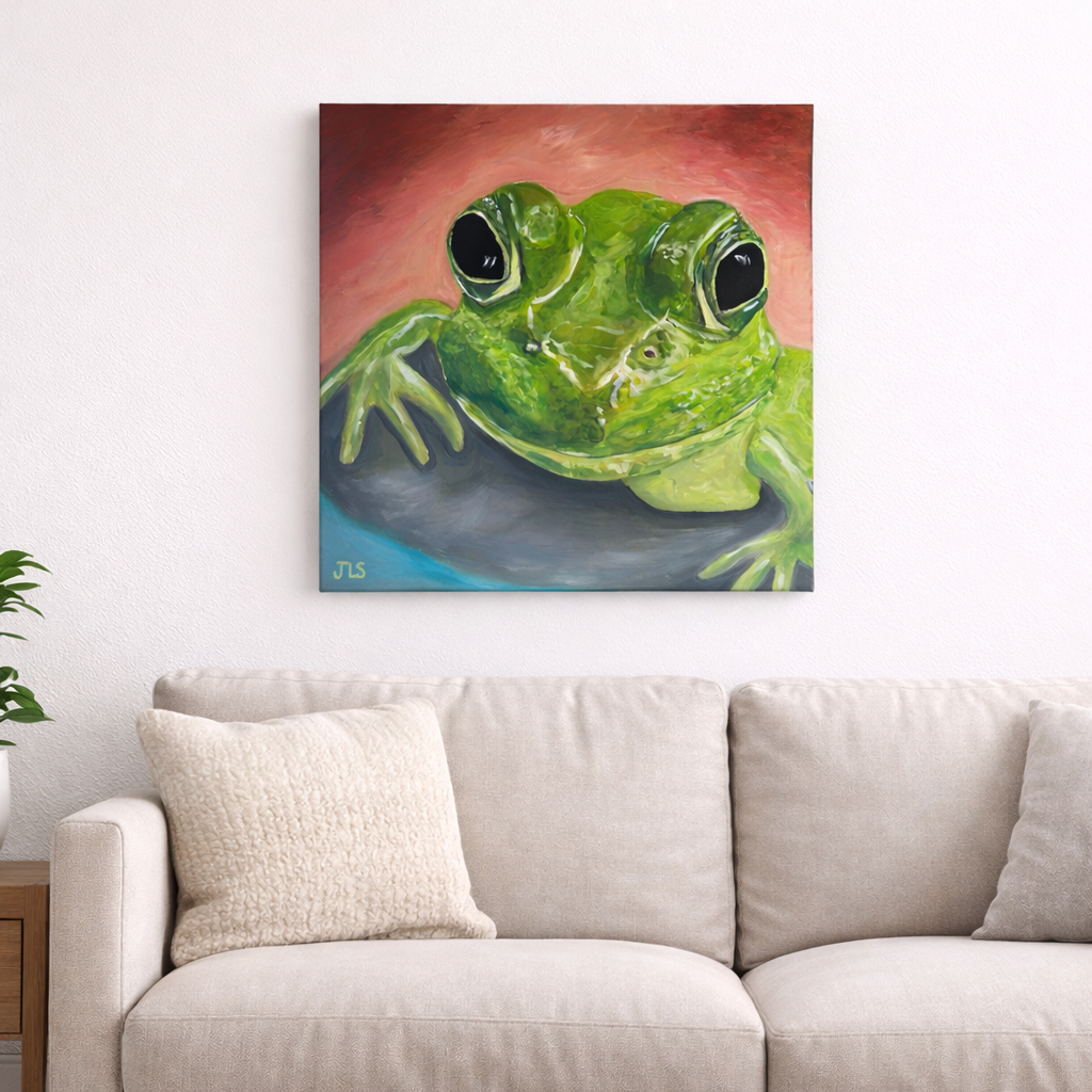 Study of a Green Frog