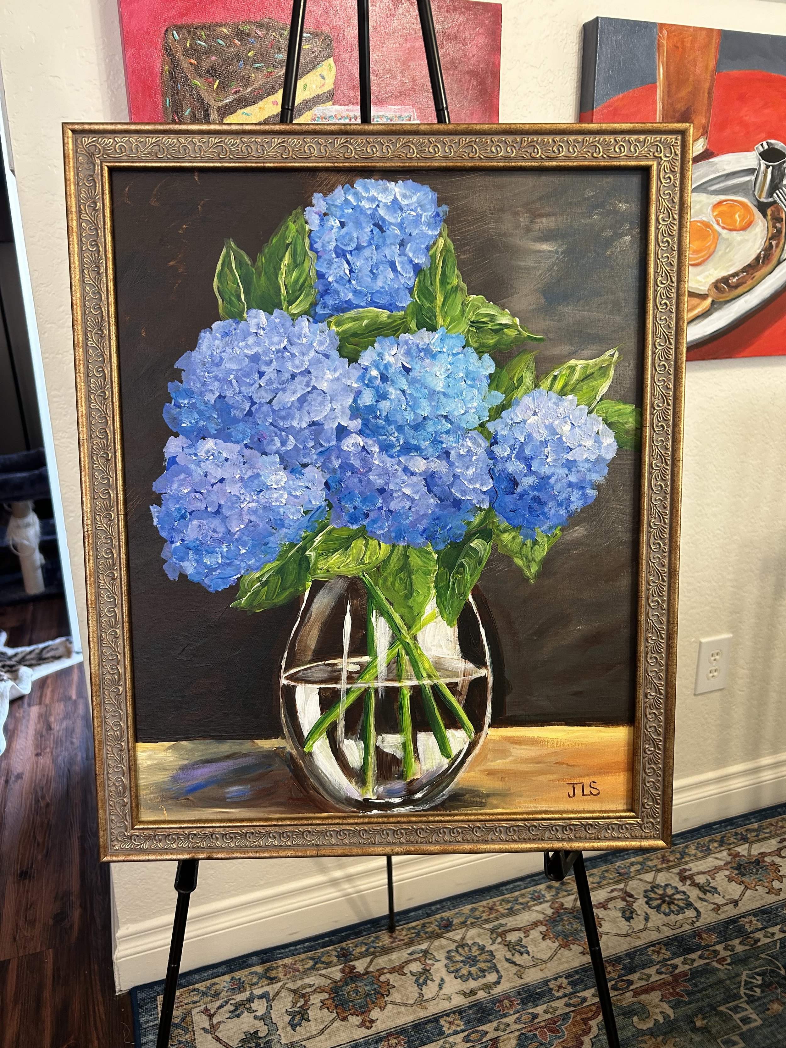 vibrant floral artwork