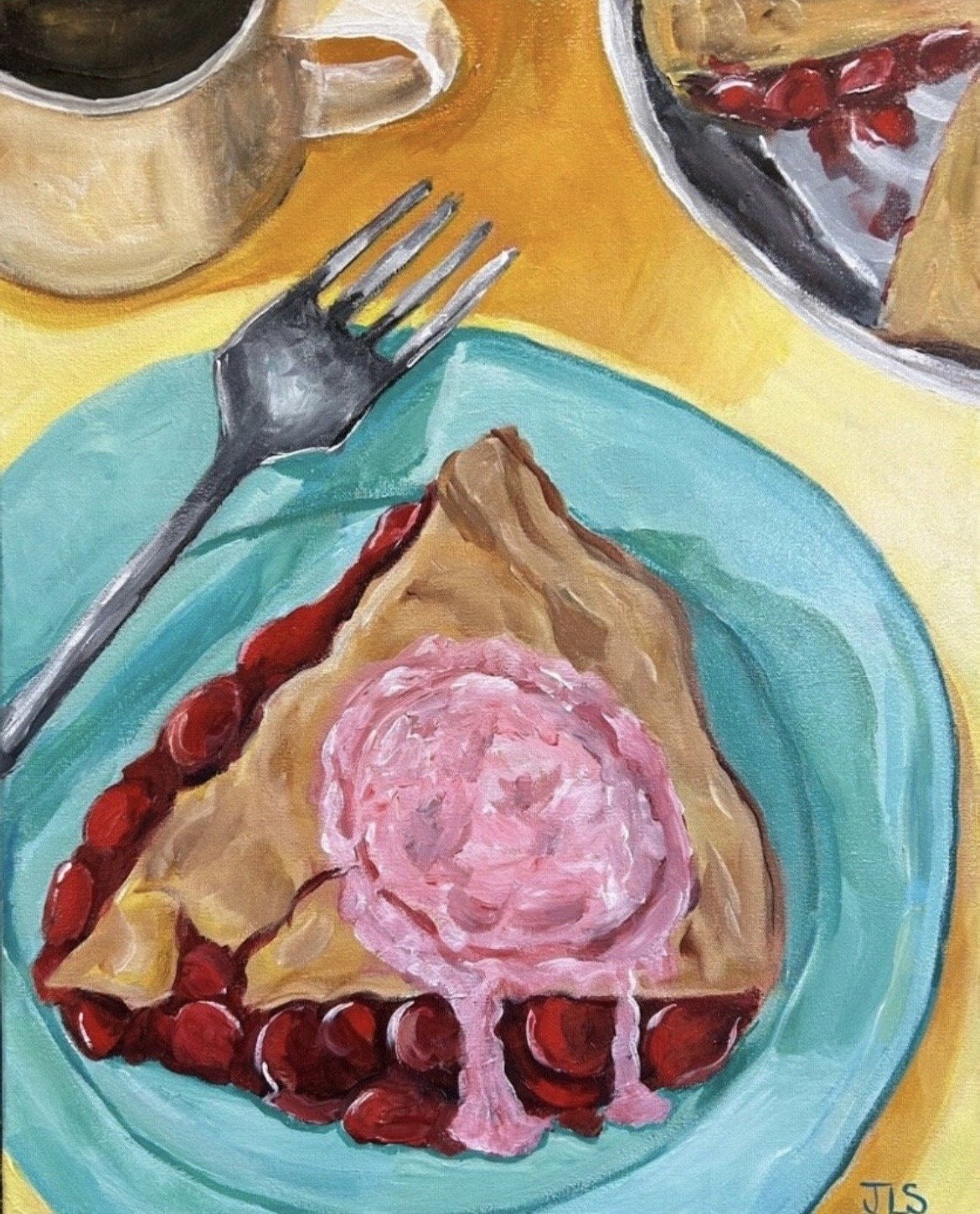 retro diner mid century modern artwork