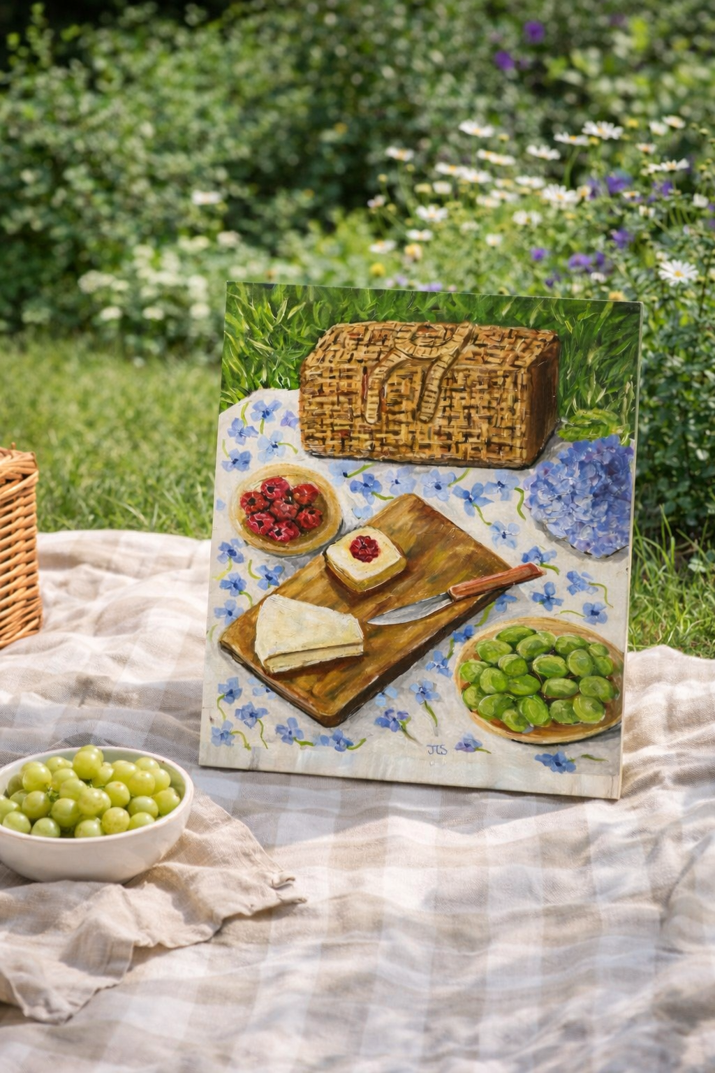 Picnic with Hydrangeas