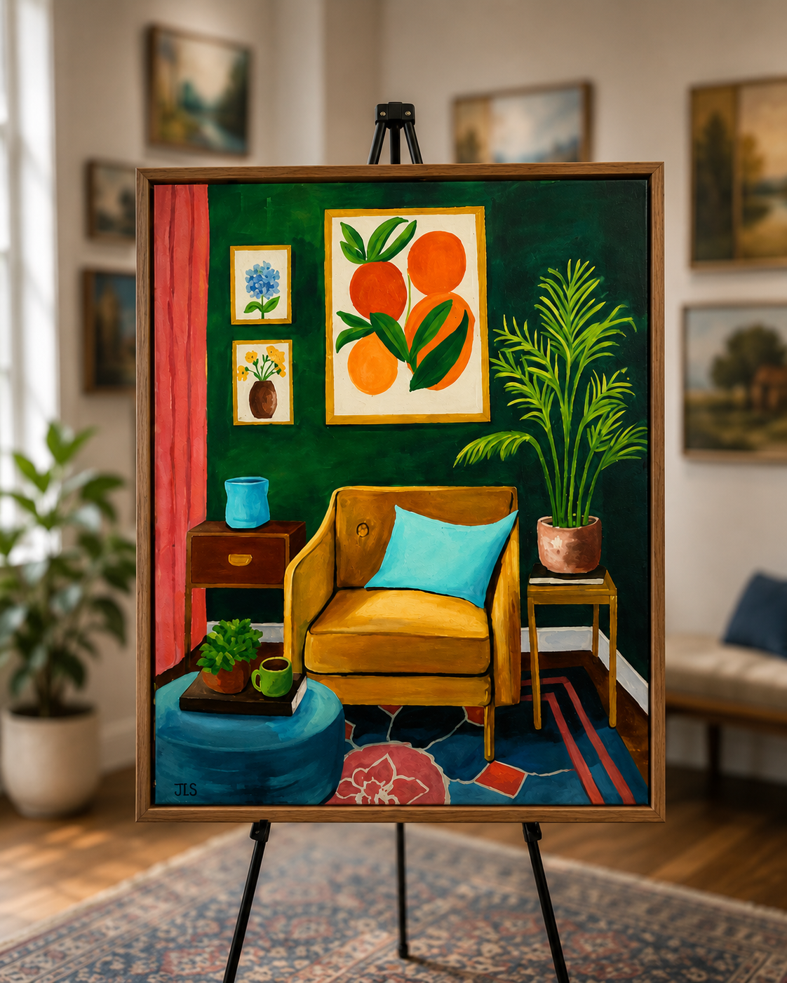 Atomic Sitting Room 24 x 30”
