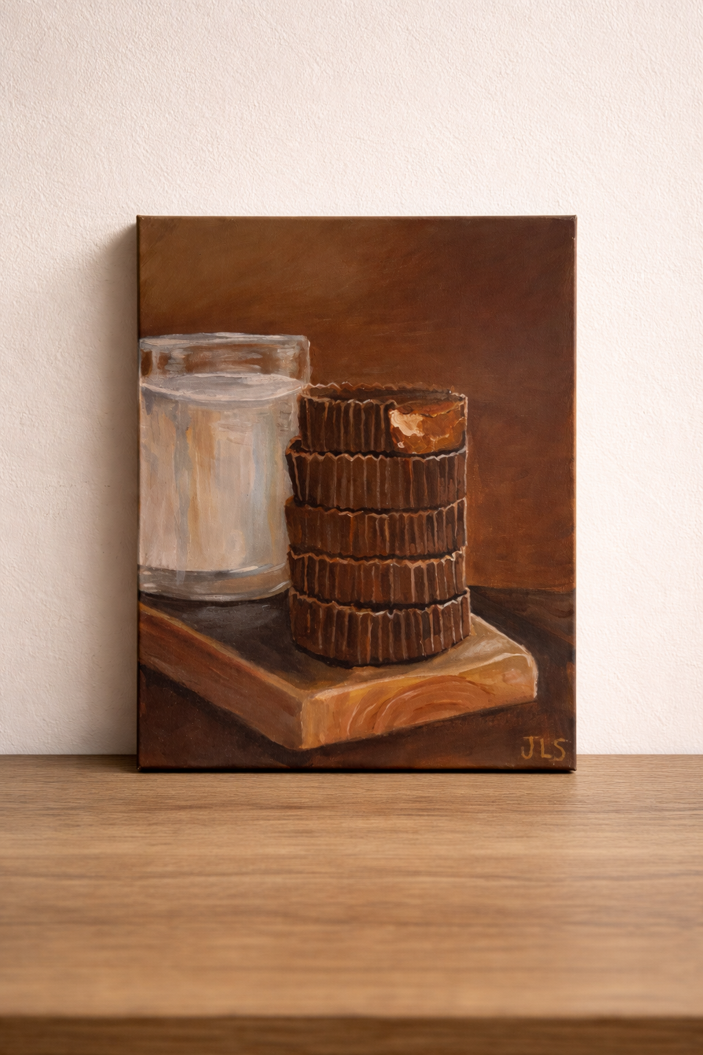 Study of Chocolate Marshmallow Cups and Milk