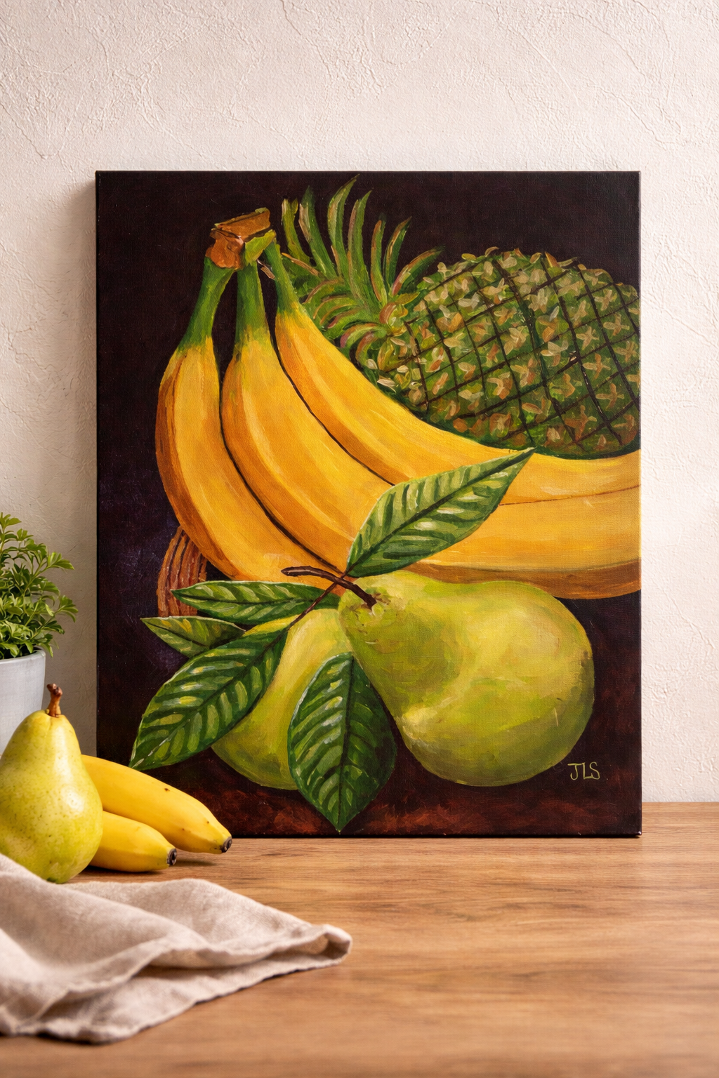 Pineapple and Golden Bananas