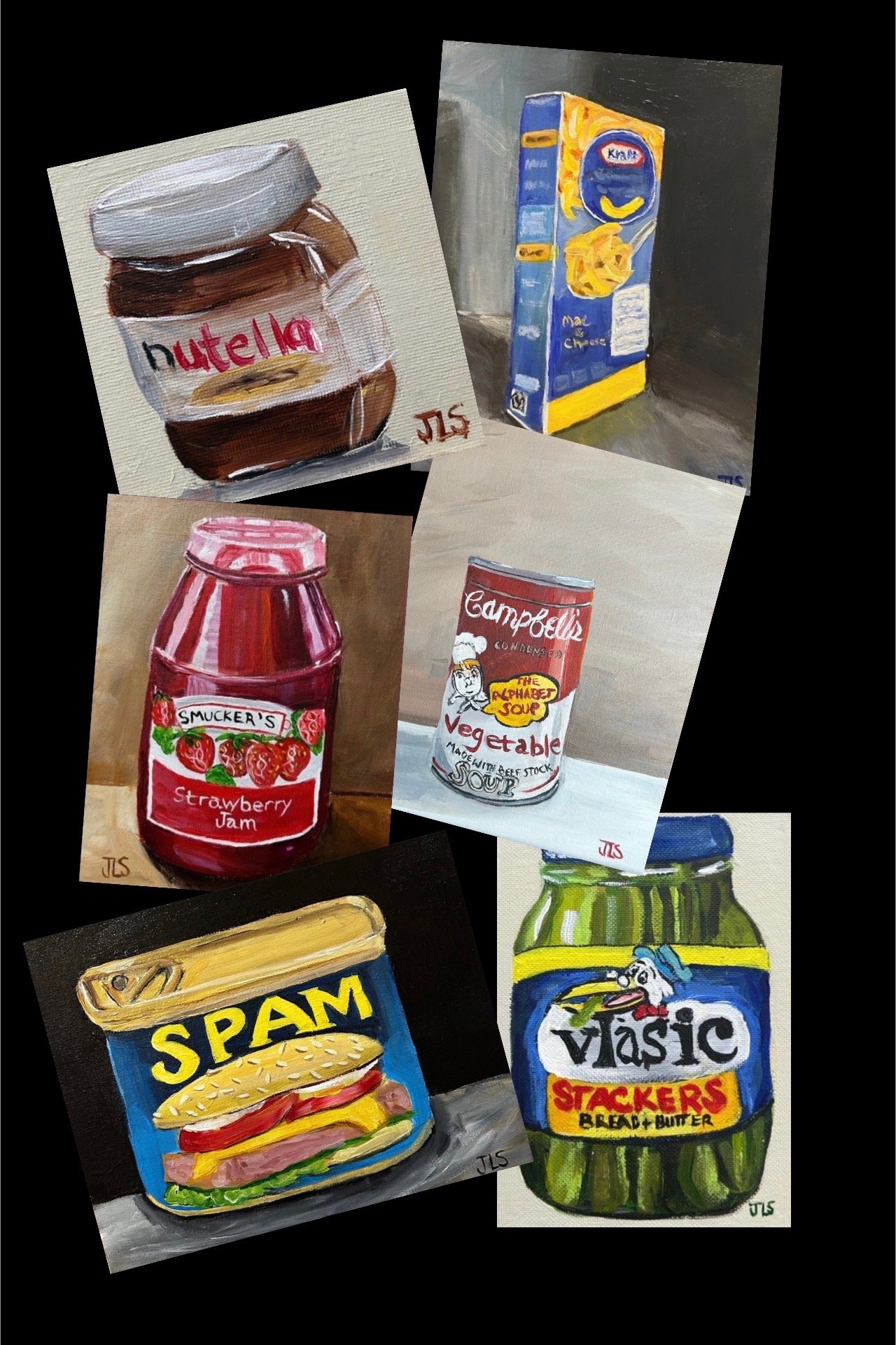 Popular food brand art