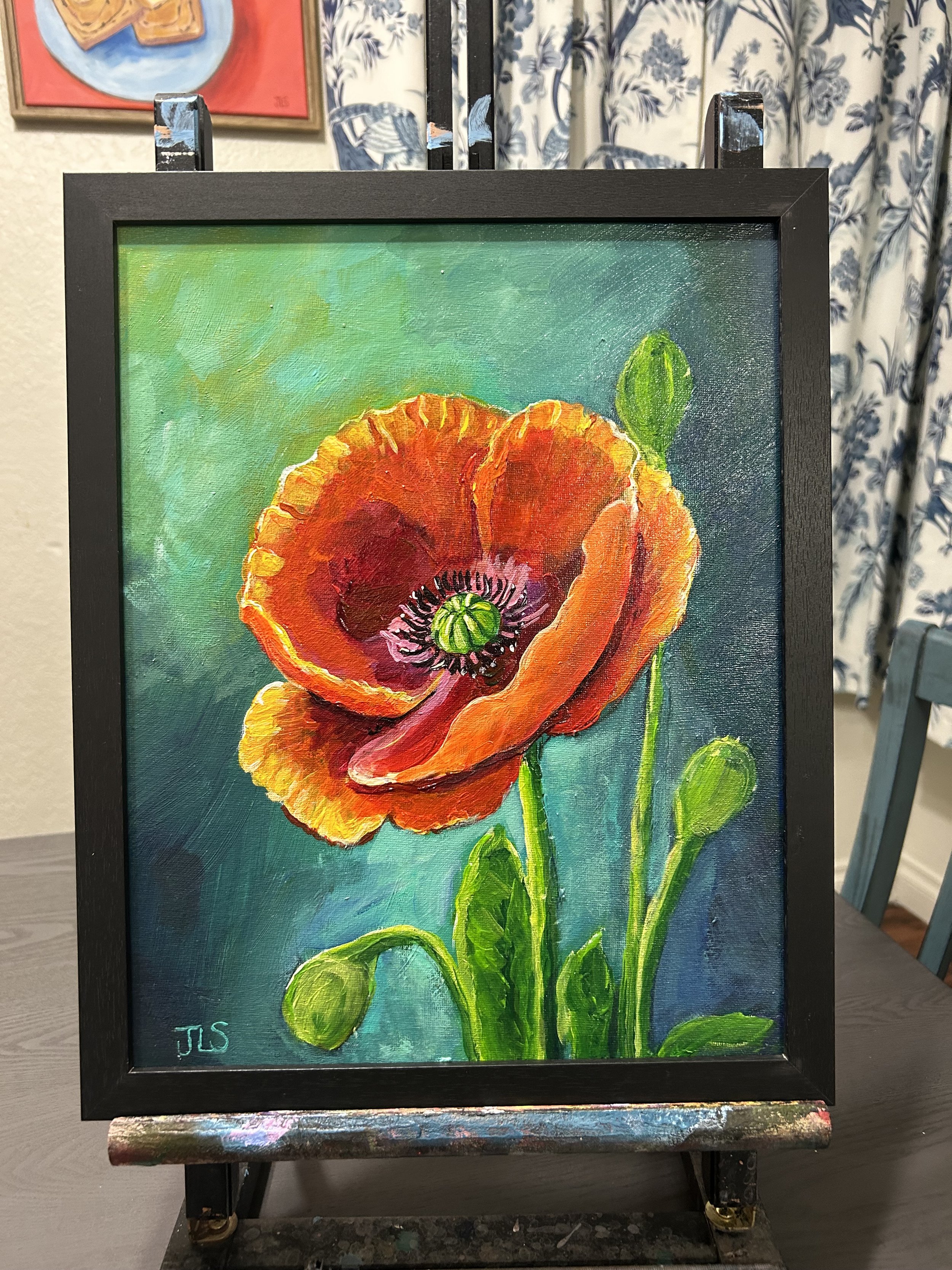 vibrant floral artwork