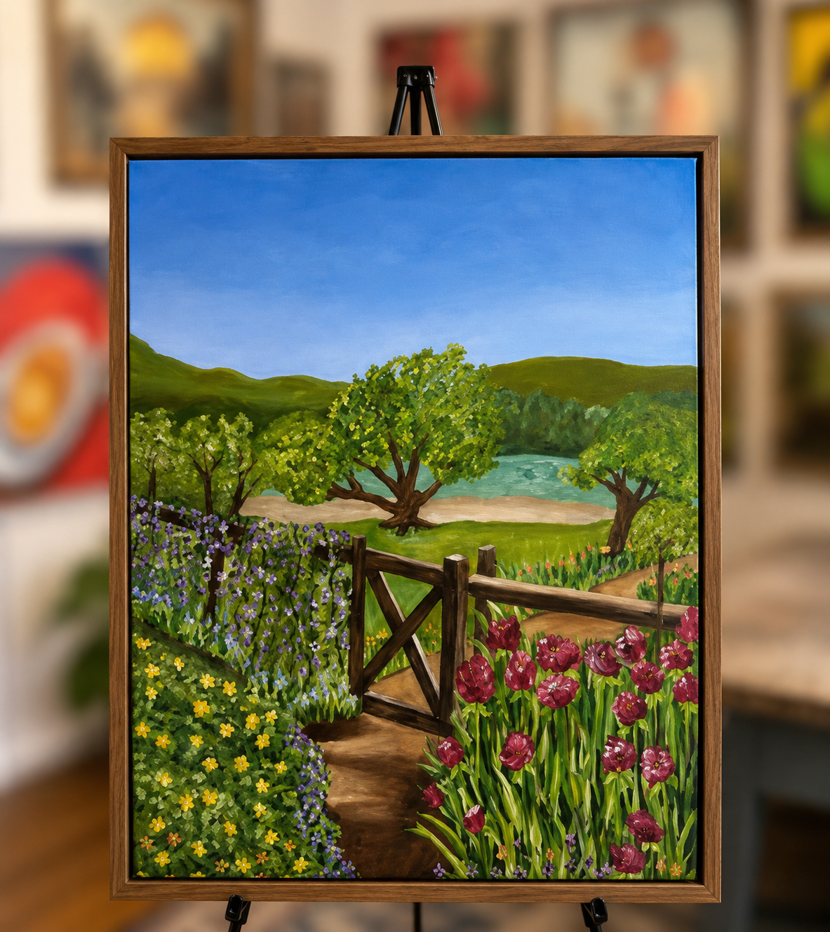Gate To The Meadow 24 x 30”
