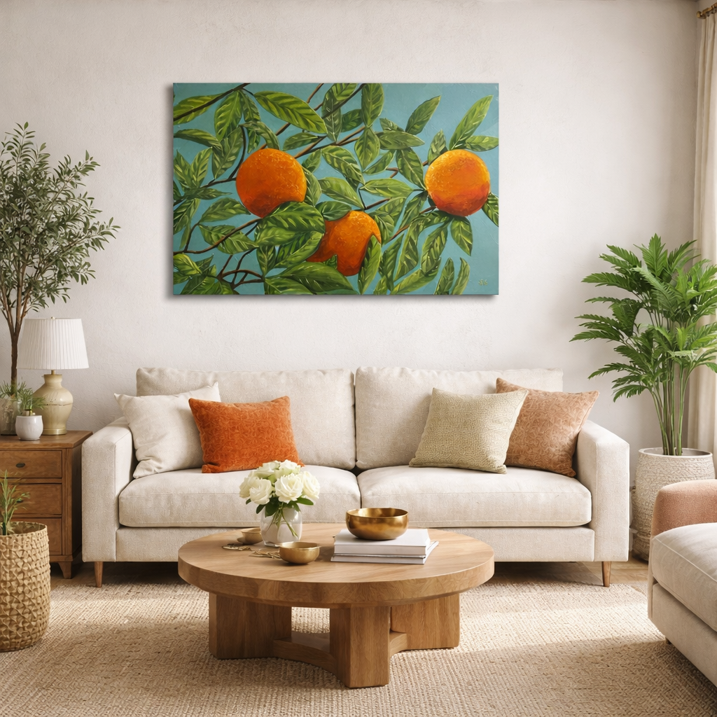 Sunlit Serenity; Orange Tree