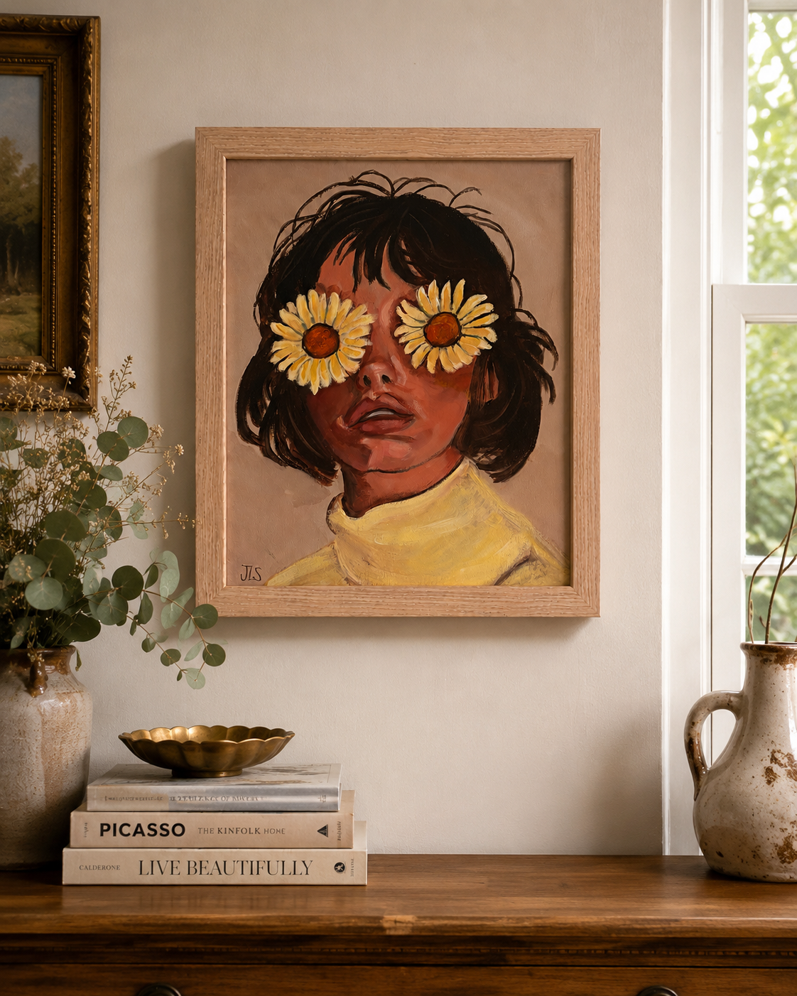 Girl With Daisies