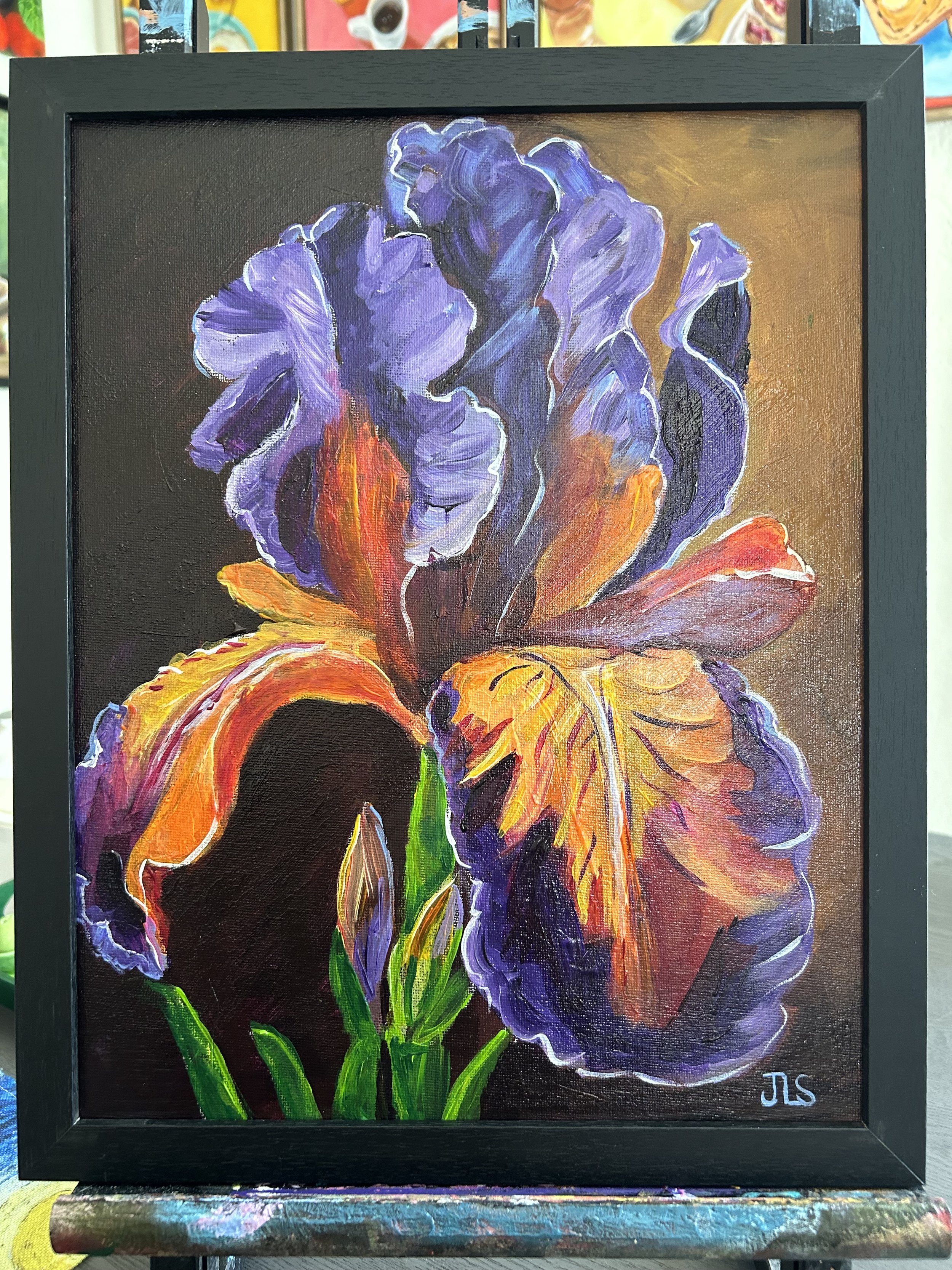 vibrant floral artwork