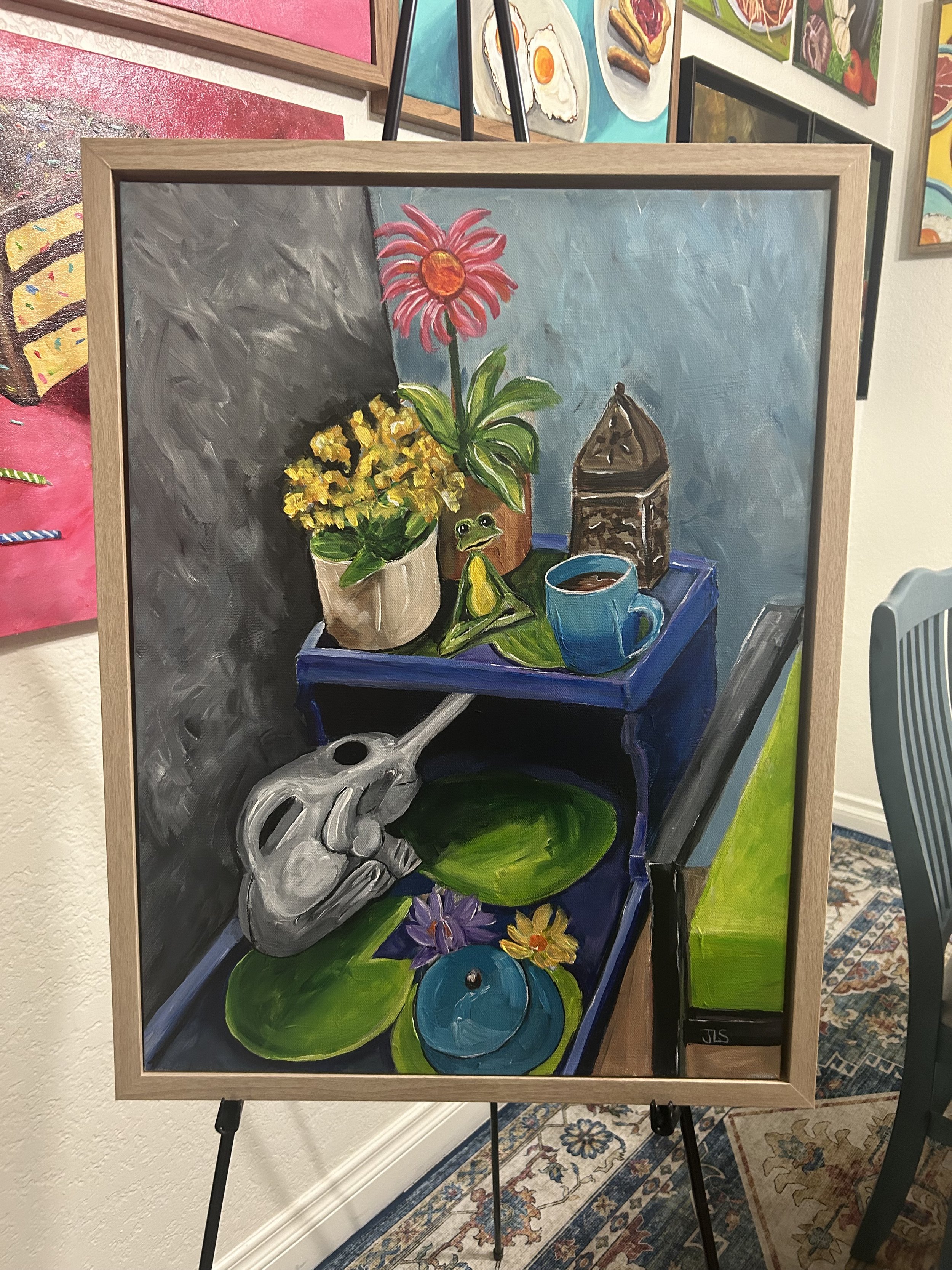 contemporary classic still life artwork hand painted