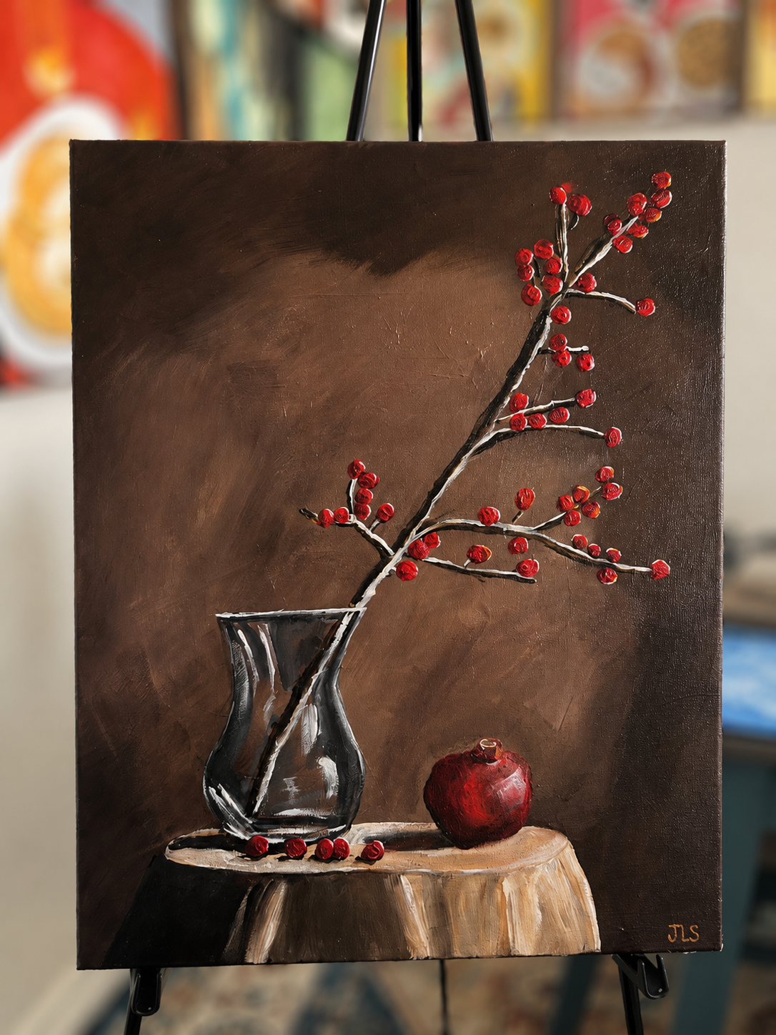 Scarlet Branch 16 x 20”