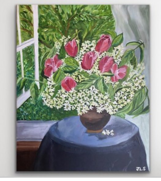 contemporary classic still life artwork hand painted