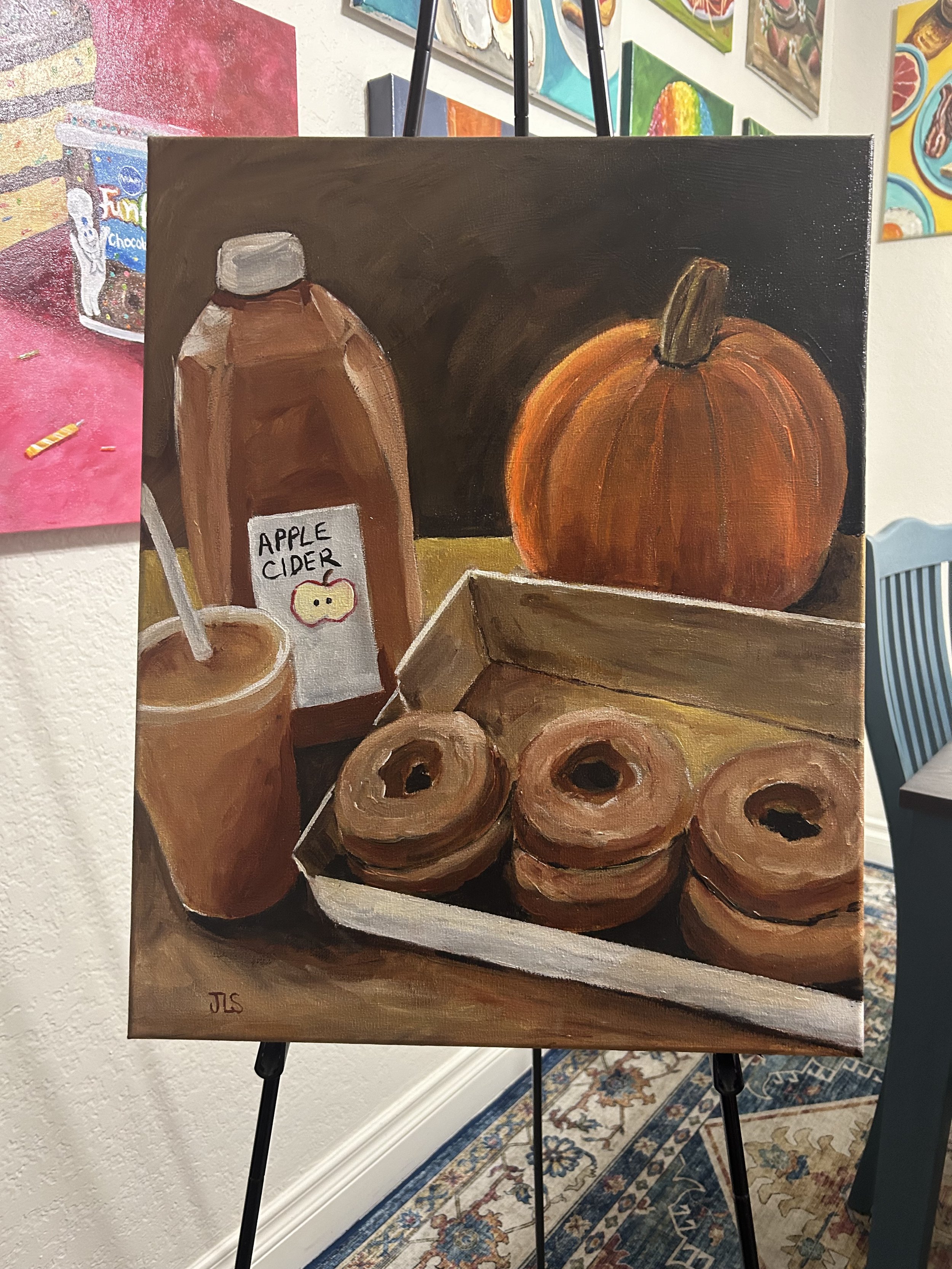 Classic Autumn still life artwork