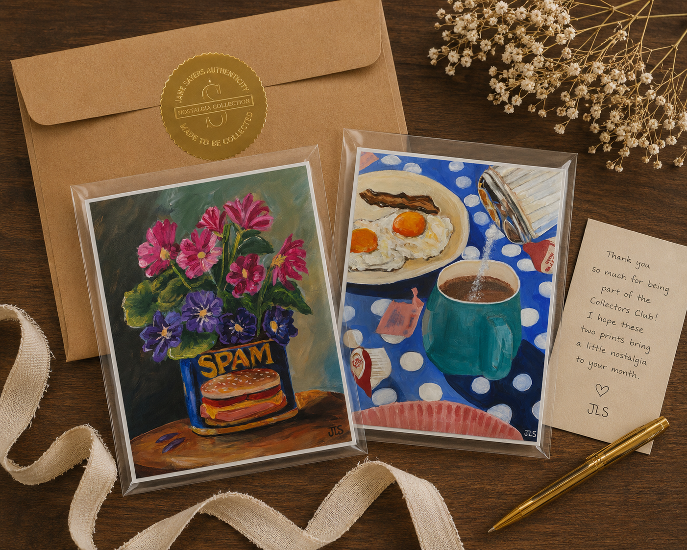 The Jane Sayers Fine Art Print Collectors Club Nostalgia Collection