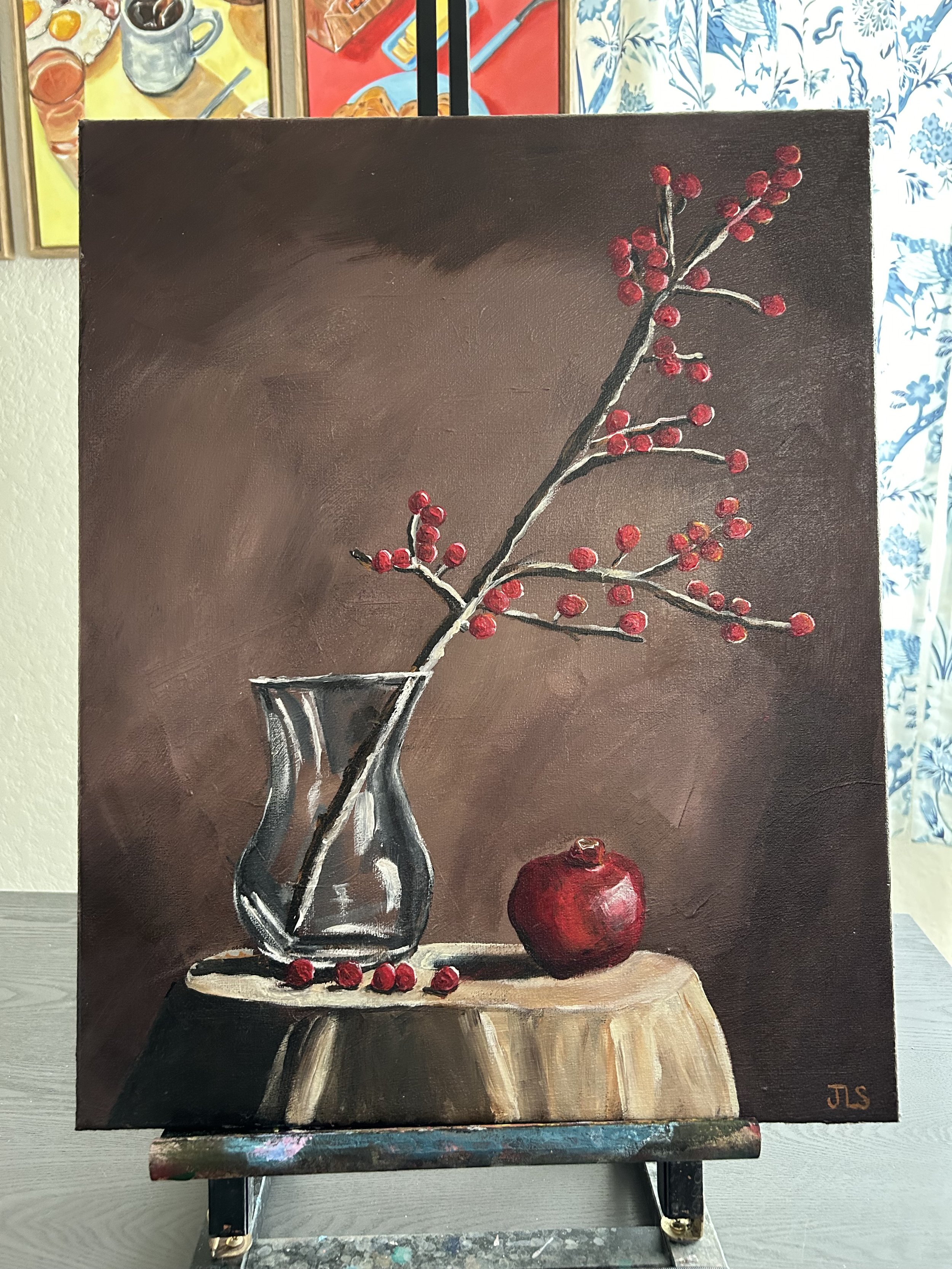 contemporary classic still life artwork hand painted