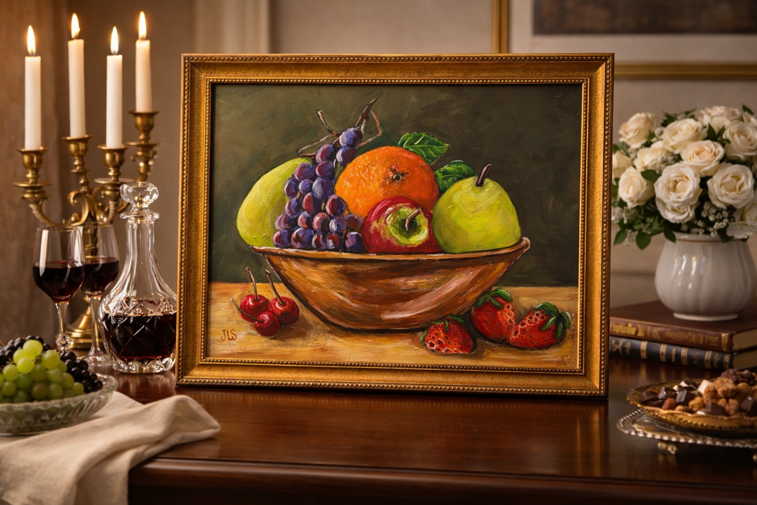 The Copper Fruit Bowl