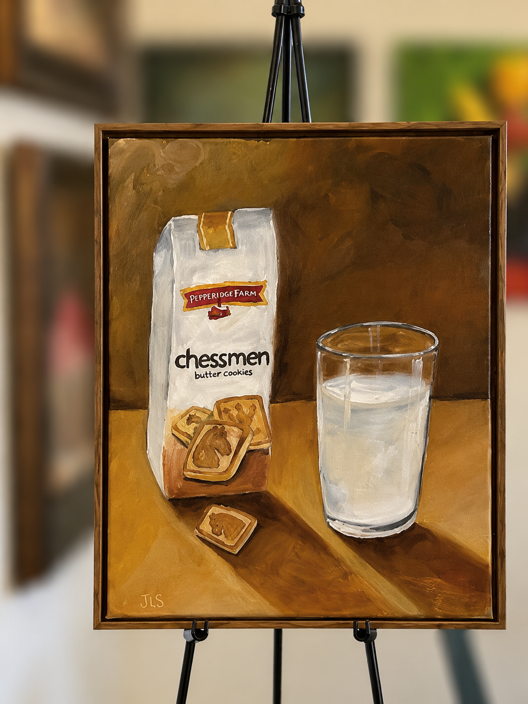 Chessmen and Milk 16 x 20”