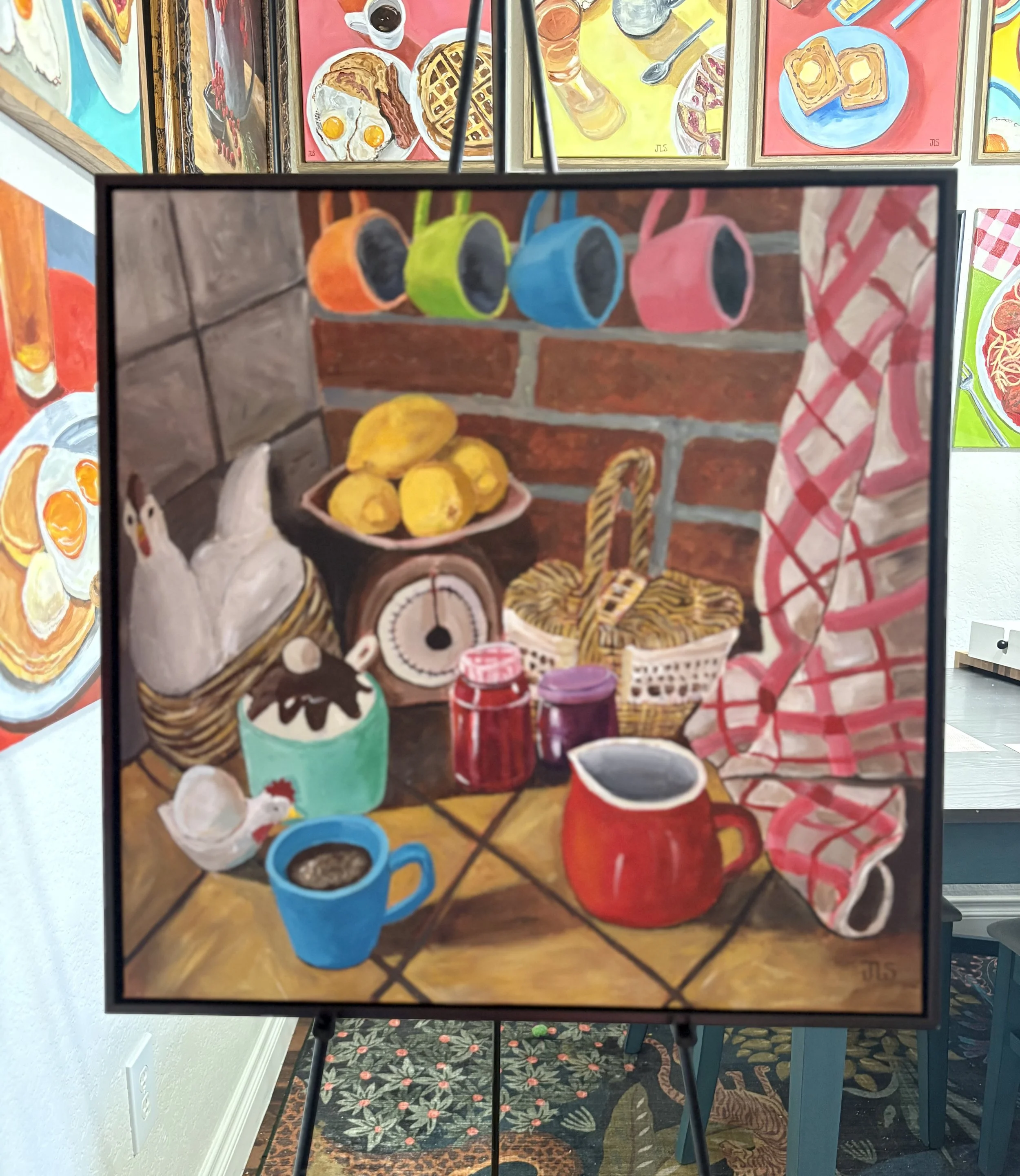 Country Kitchen 24 x 24”