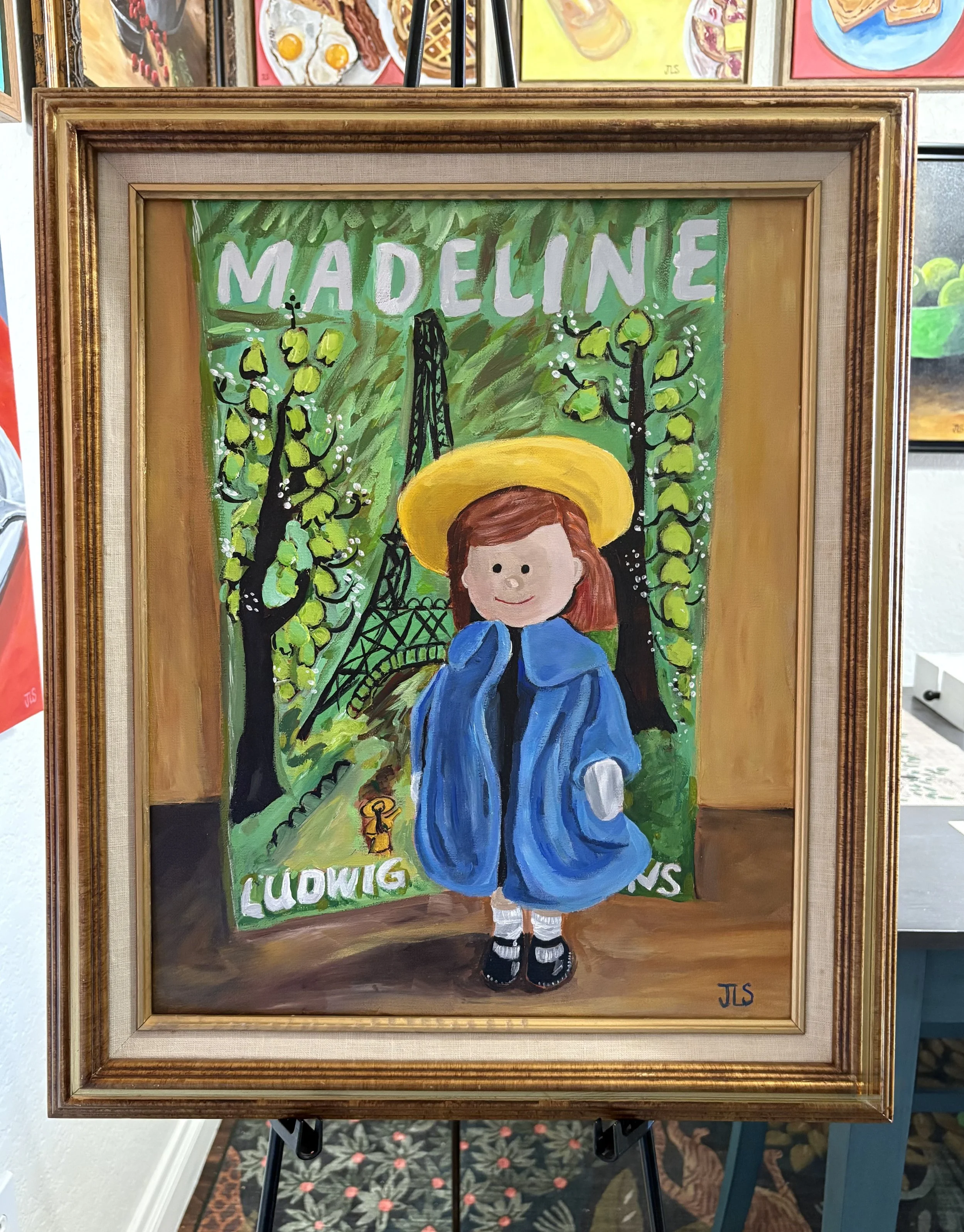 Madeline in Paris 16 x 20”
