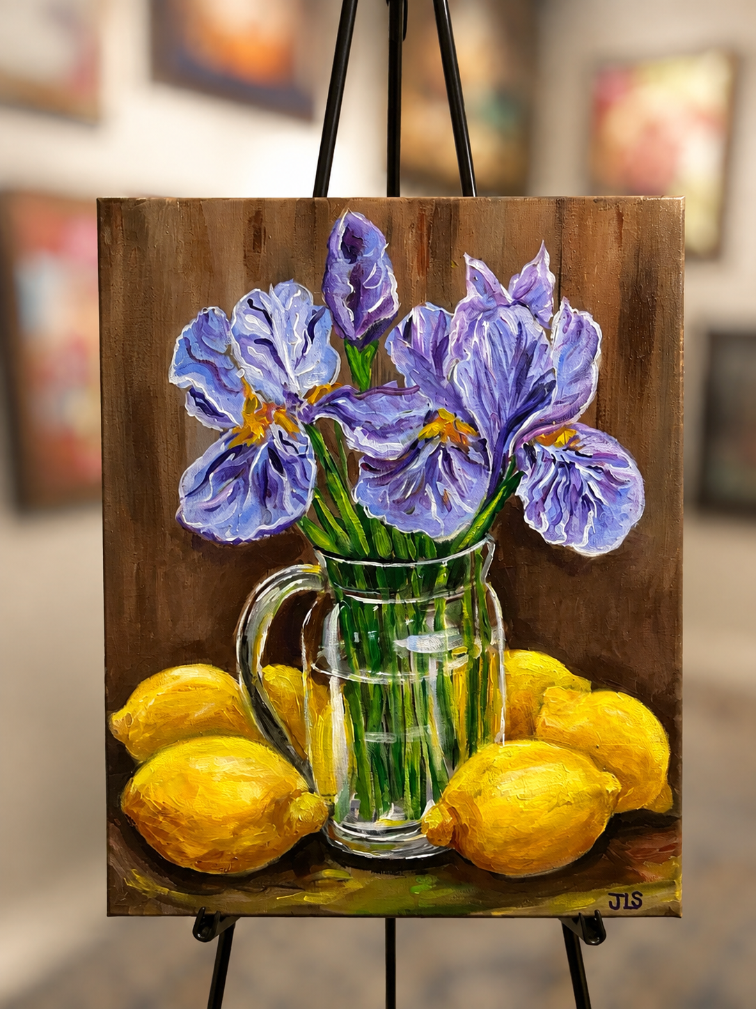 Irises and Lemons 16 x 20”