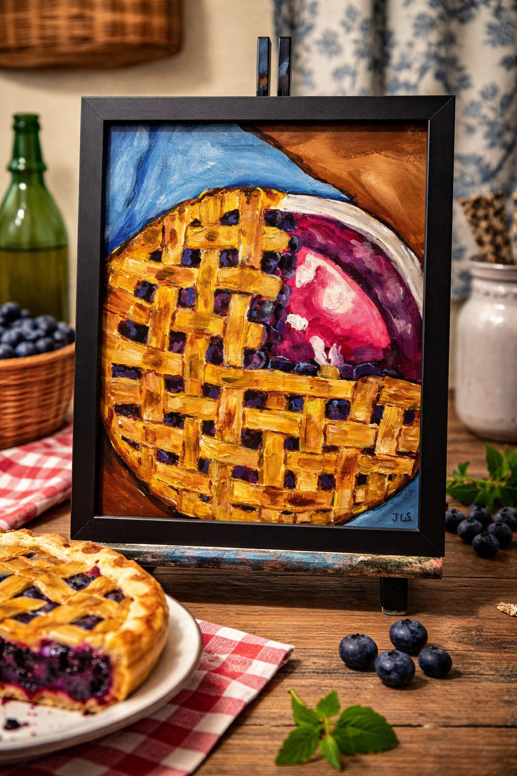 Homemade Blueberry Pie