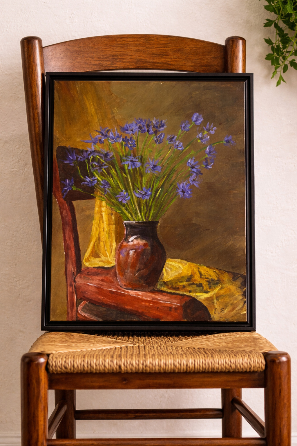 Still Life with Violet Flowers