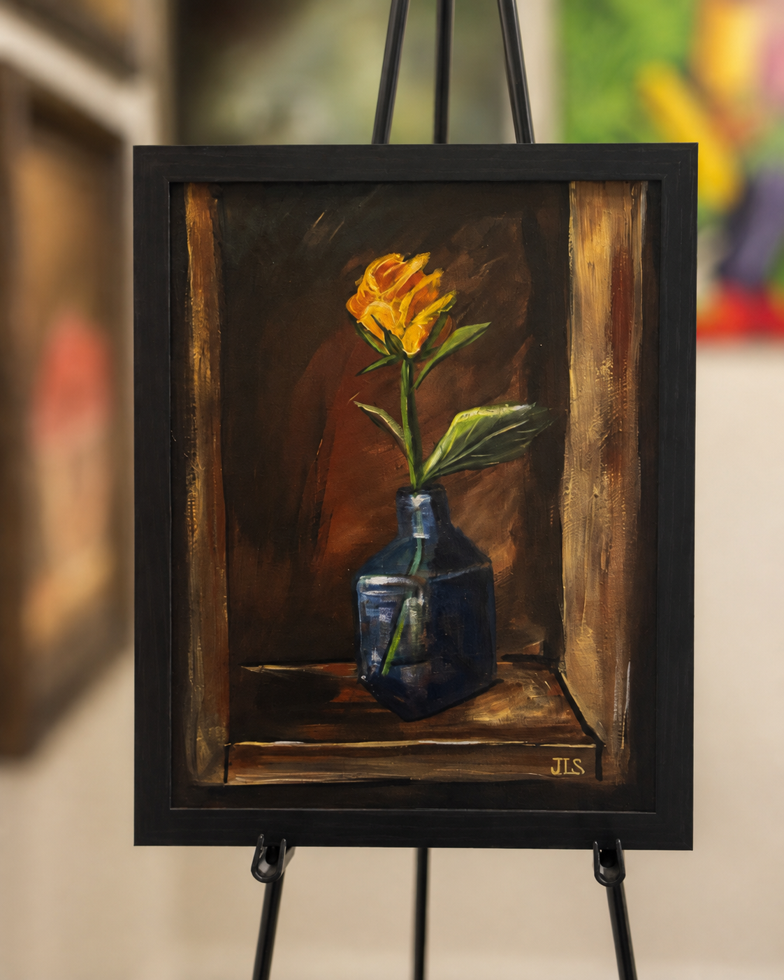 Rose by Lantern Light 11 x 14”