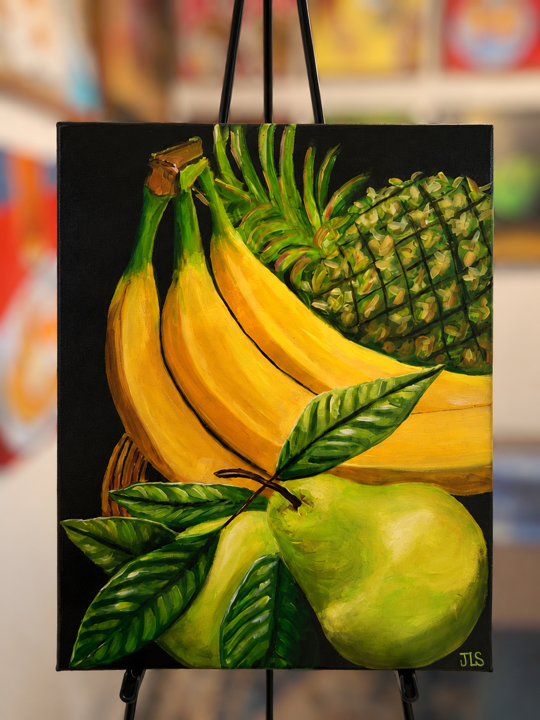 Pineapple and Golden Bananas 16 x 20”