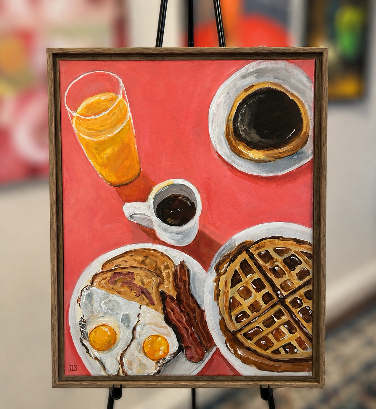 Meet You at the Diner 16 x 20”