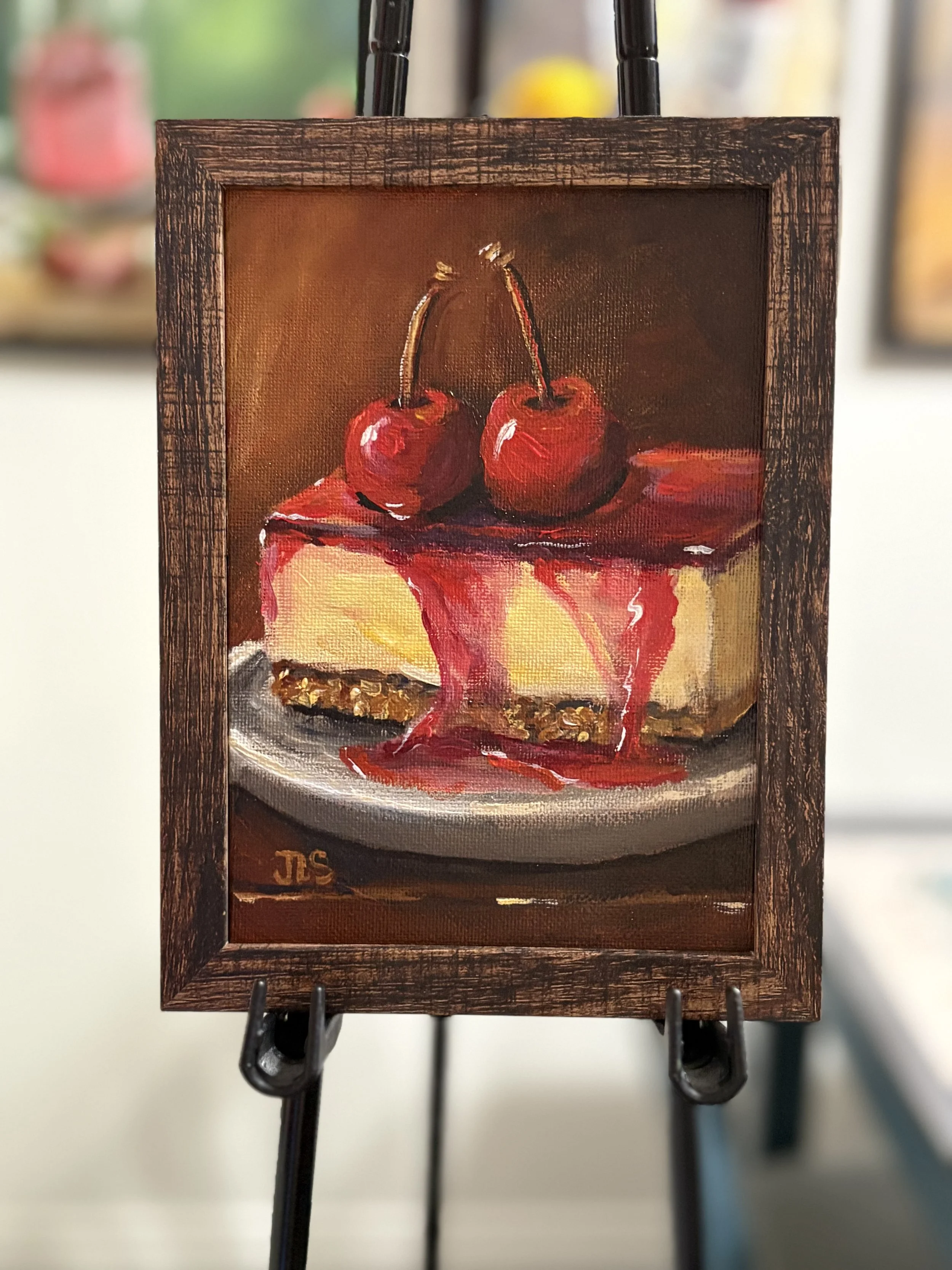 Cherry Cheesecake 5 x 7”