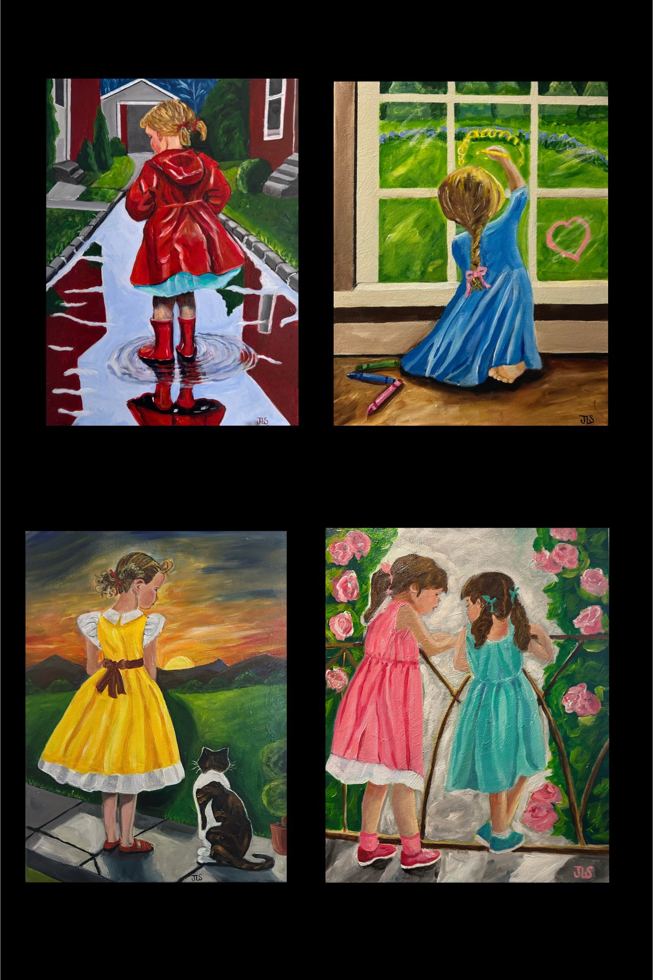 Paintings of children prints