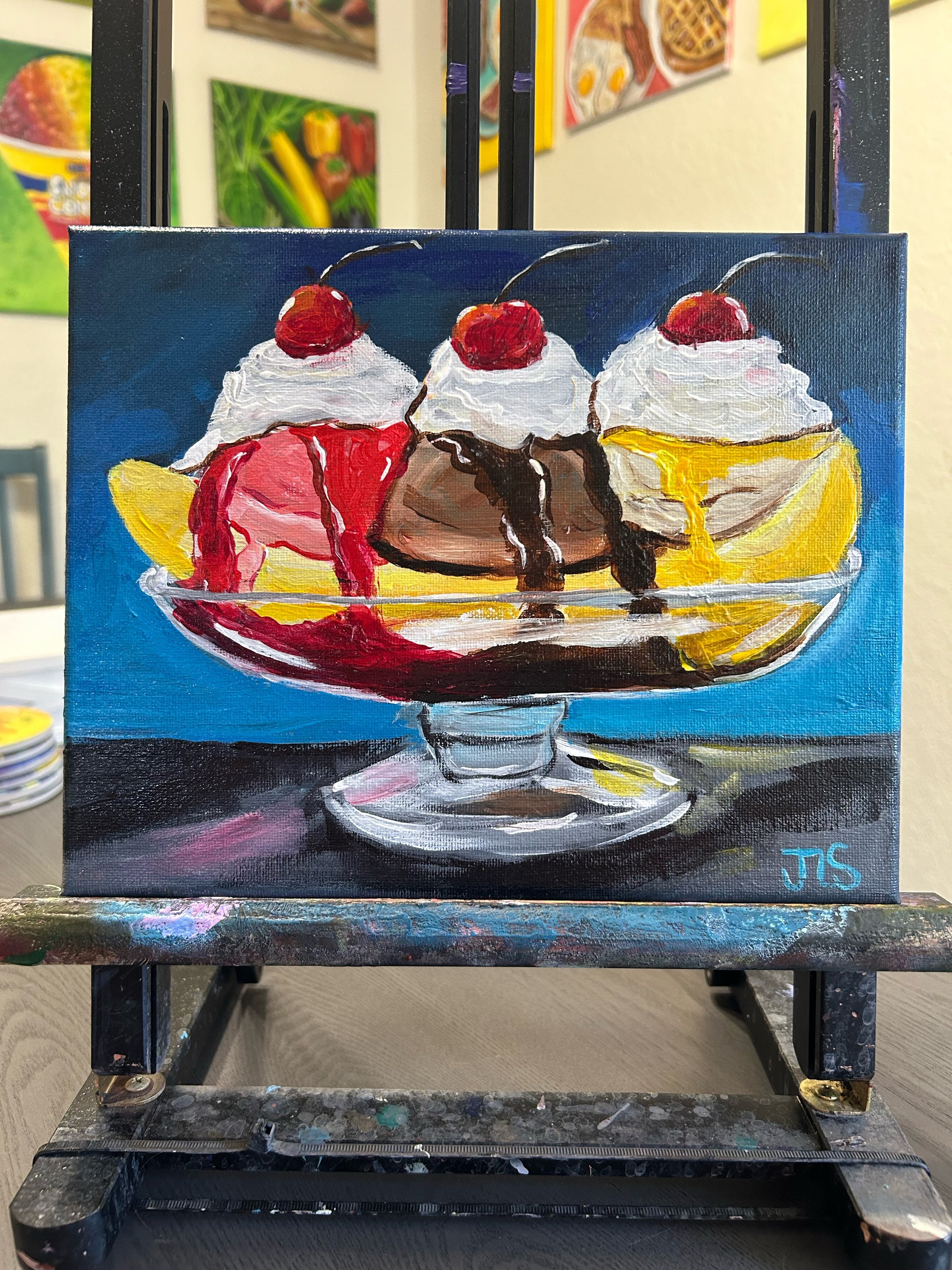retro diner mid century modern artwork