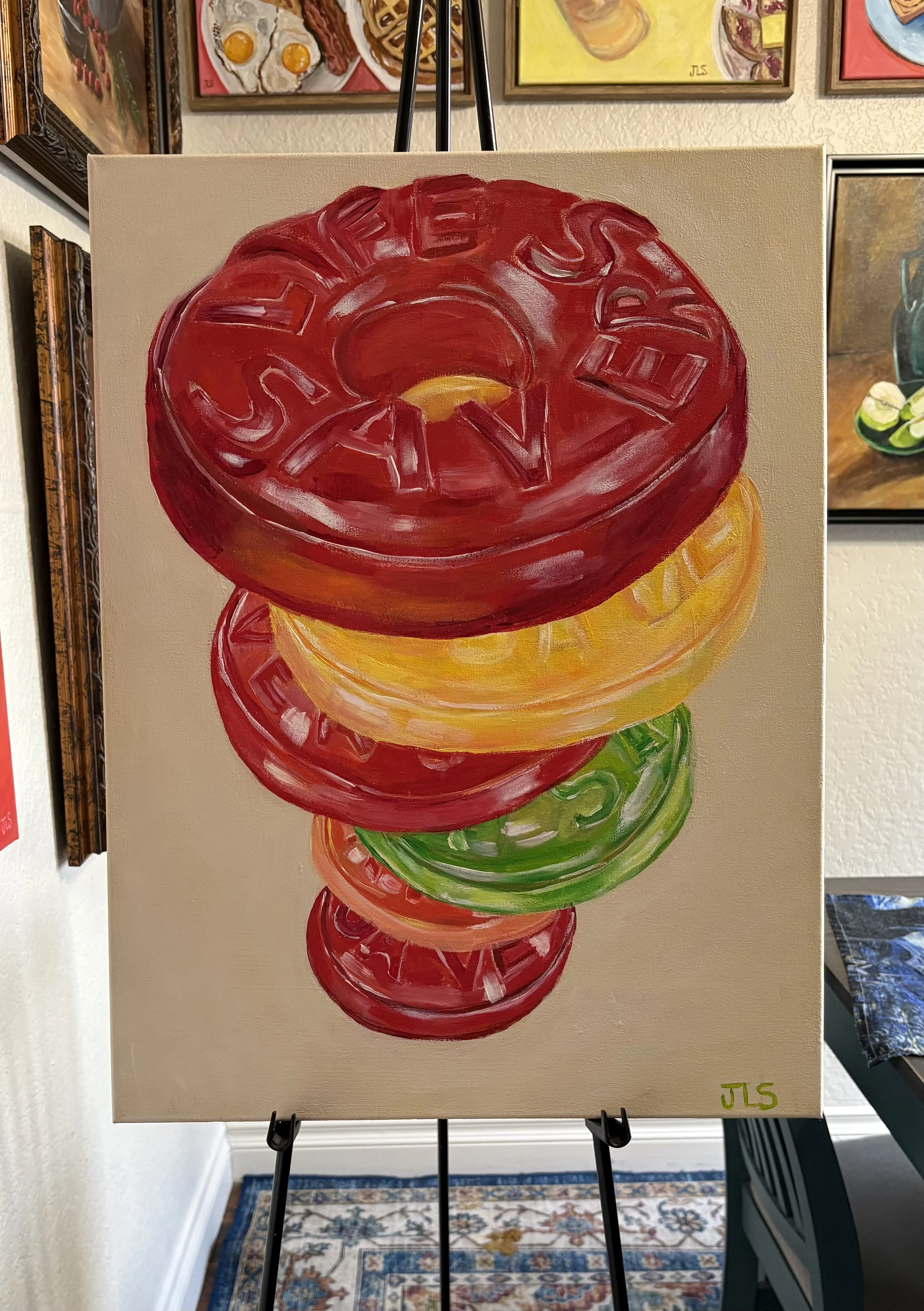 Life Savers Candy Painting 18” x 24” FREE SHIPPING